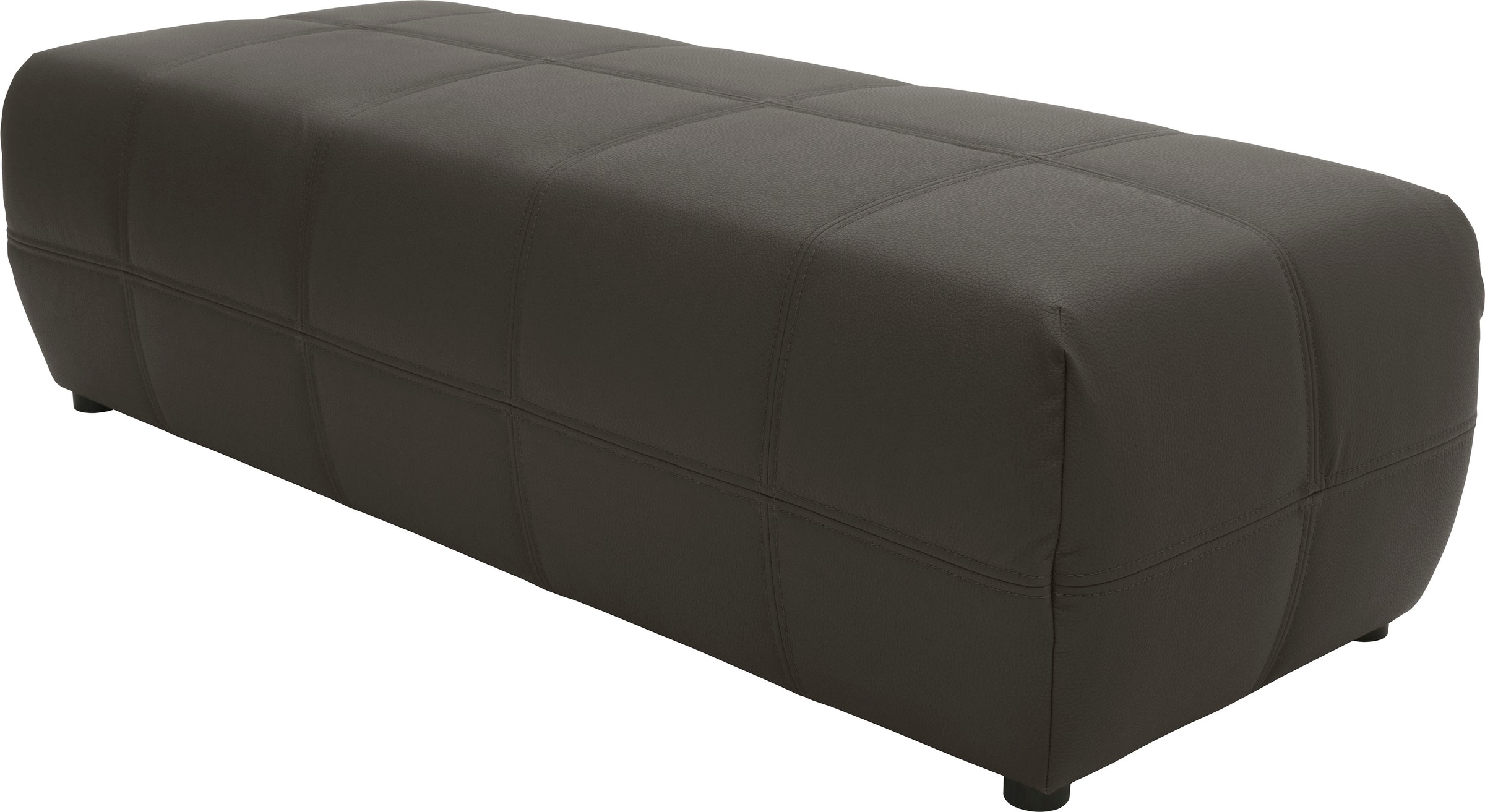 DOMO collection Hocker "BRANDON, komfortabel" große Ausführung passend zu "Brandon", auch in Cord