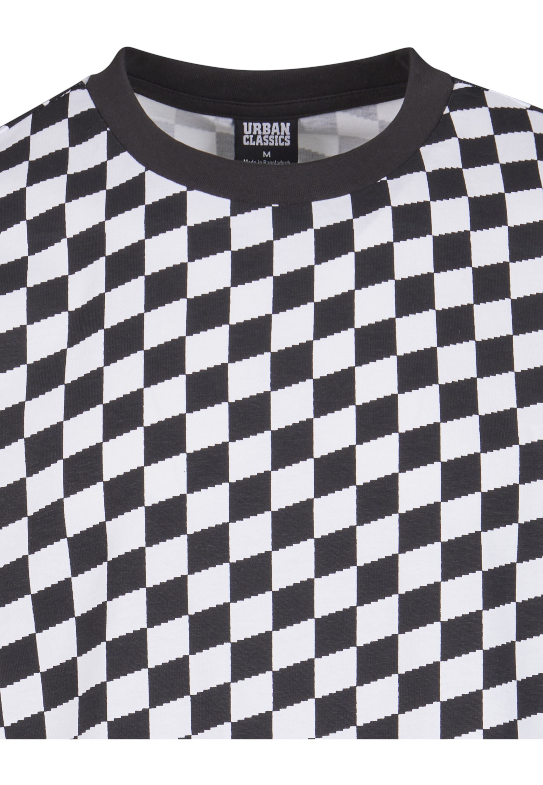 URBAN CLASSICS Langarmhemd »Urban Classics Herren Oversized Check Tee« 1 Stk.