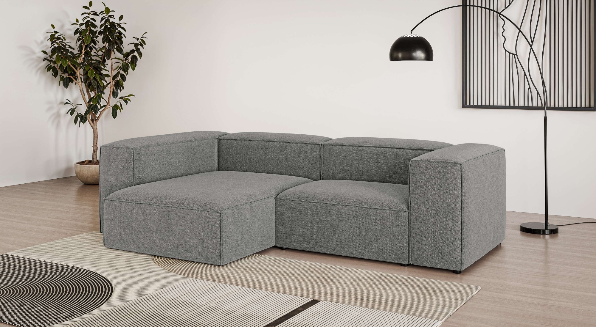 OTTO home Ecksofa "HAILY L-Form links/rechts, Modularsofa, Sitztiefe 70/130 günstig online kaufen