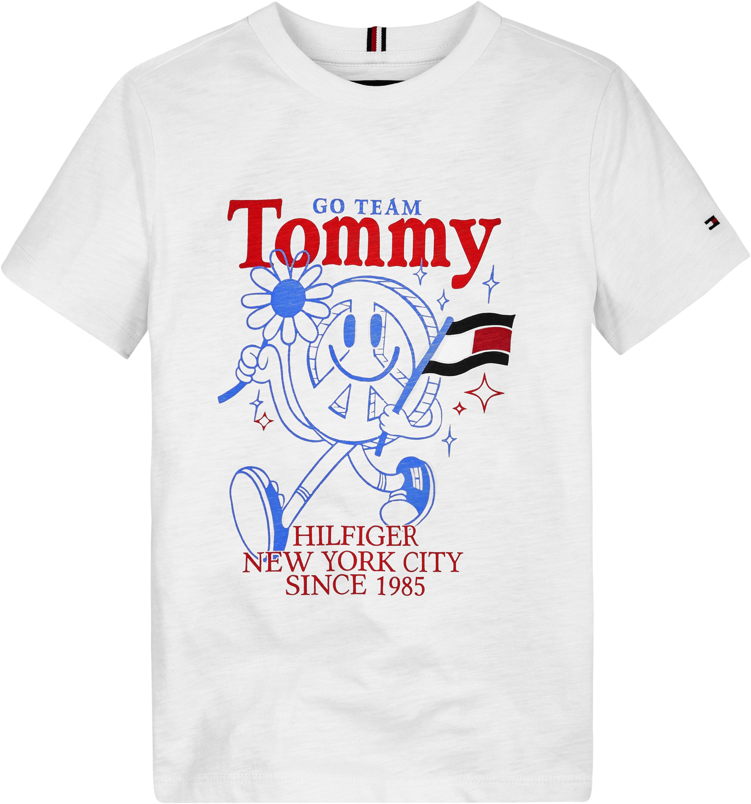 Tommy Hilfiger T-Shirt »FUN TEE S/S«, Kinder bis 16 Jahre, mit großem Frontprint