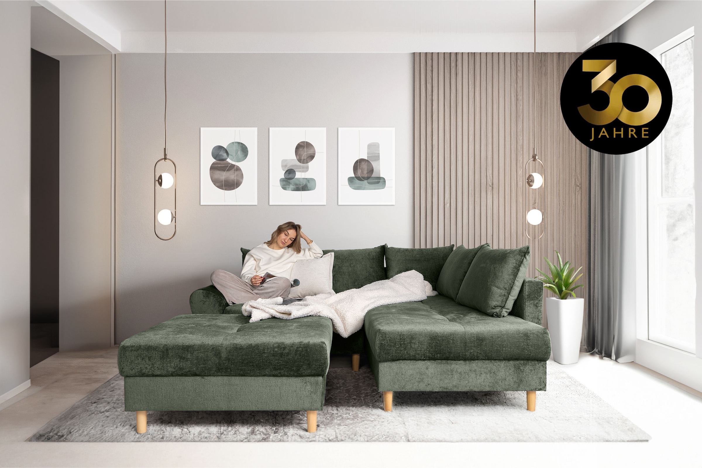COLLECTION AB Ecksofa "Reims L-Form" Ottomane beidseitig montierbar, inkl. günstig online kaufen