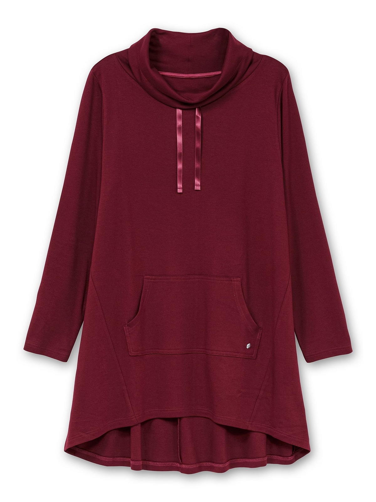 Sheego Sweatshirt »Große Größen«, in A-Linie mit Stehkragen