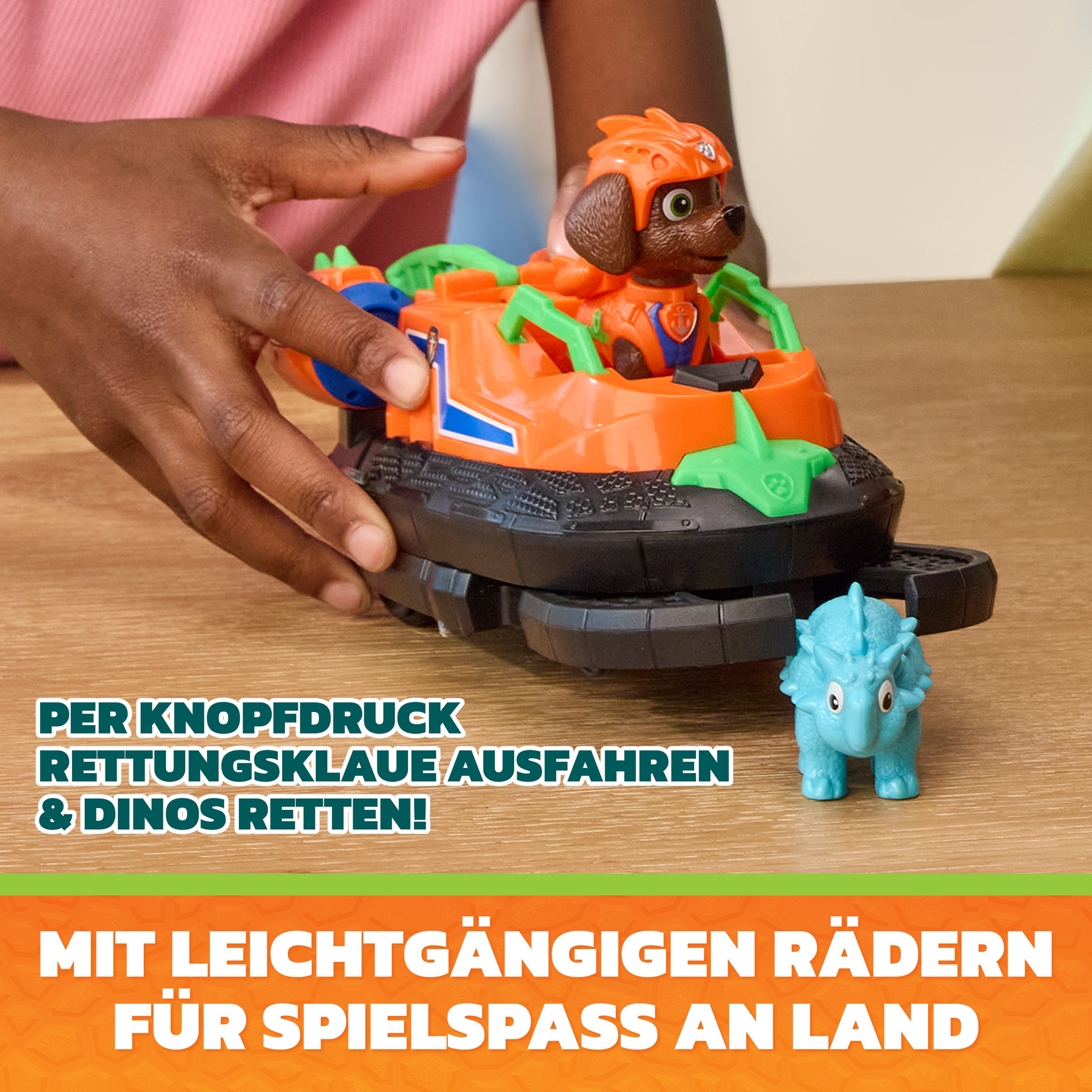 Spin Master Spielzeug-Auto »PAW Patrol: Der Dino Film, Zumas Dino-Rettungs-Hovercraft«
