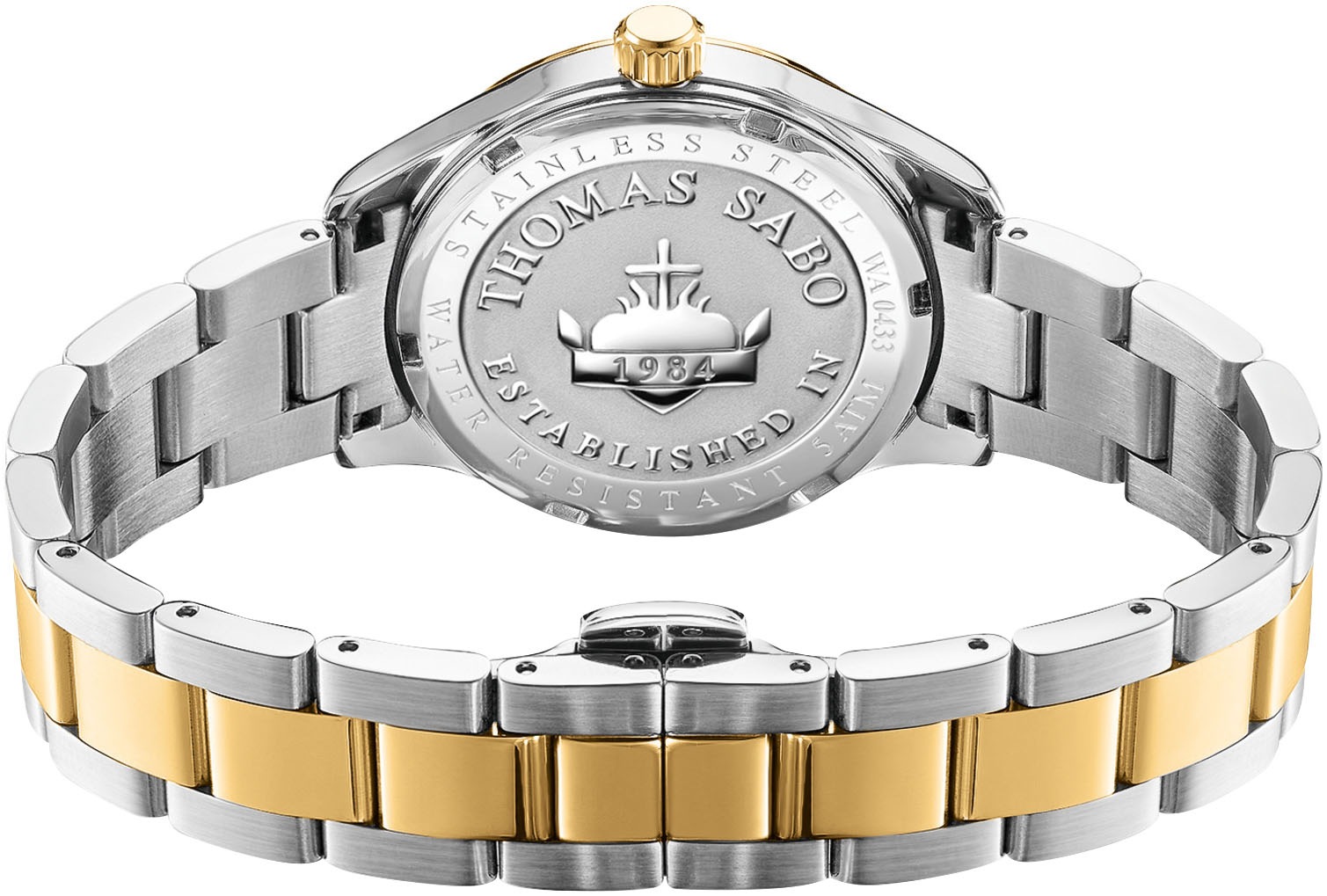 THOMAS SABO Quarzuhr »BUTTERFLIES«, Armbanduhr, Damenuhr, analog, Schmetterlinge, Edelstahlarmband