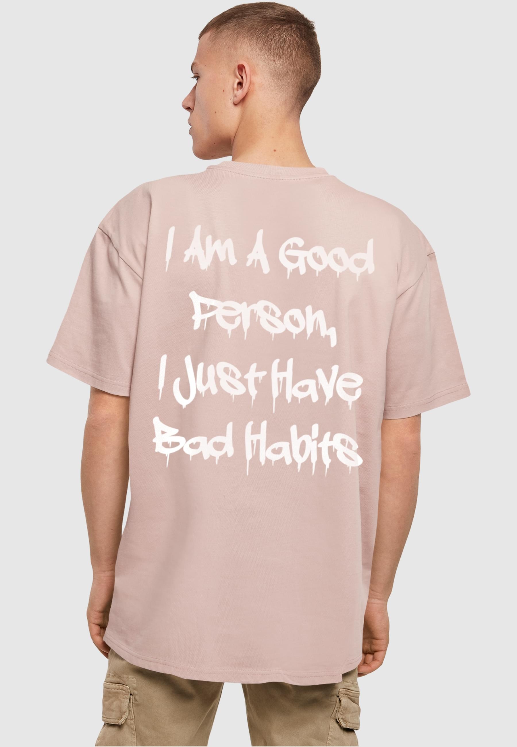 Merchcode T-Shirt »Merchcode Herren Bad Habits Heavy Oversize Tee«, (1 tlg.)