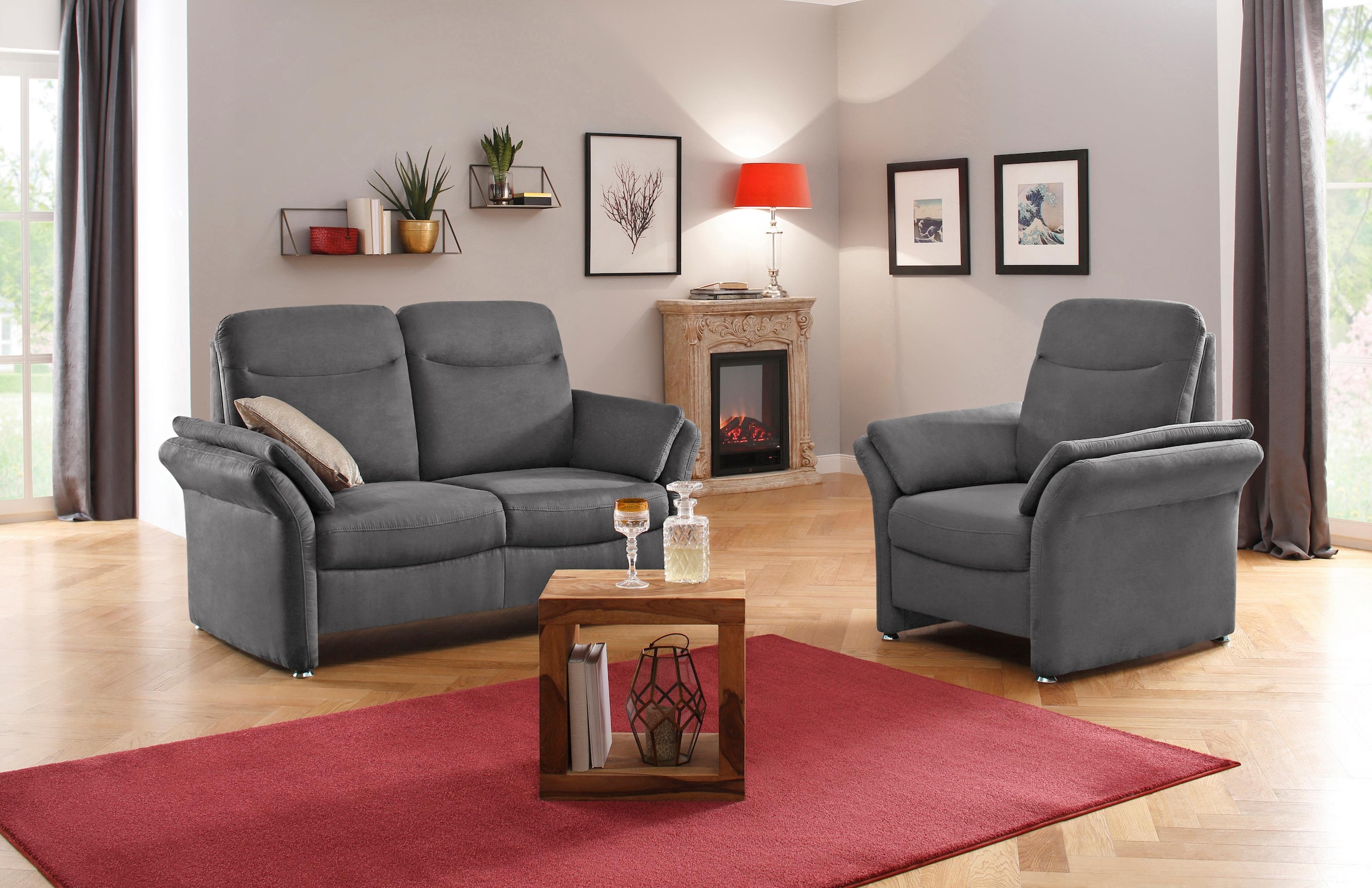 Home affaire 2-Sitzer »Tahoma«, mit Armteilverstellung, Federkern