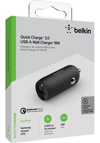 Belkin USB-Ladegerät »USB-A Kfz-Ladegerät, 18W Quick Charge 3.0« kaufen