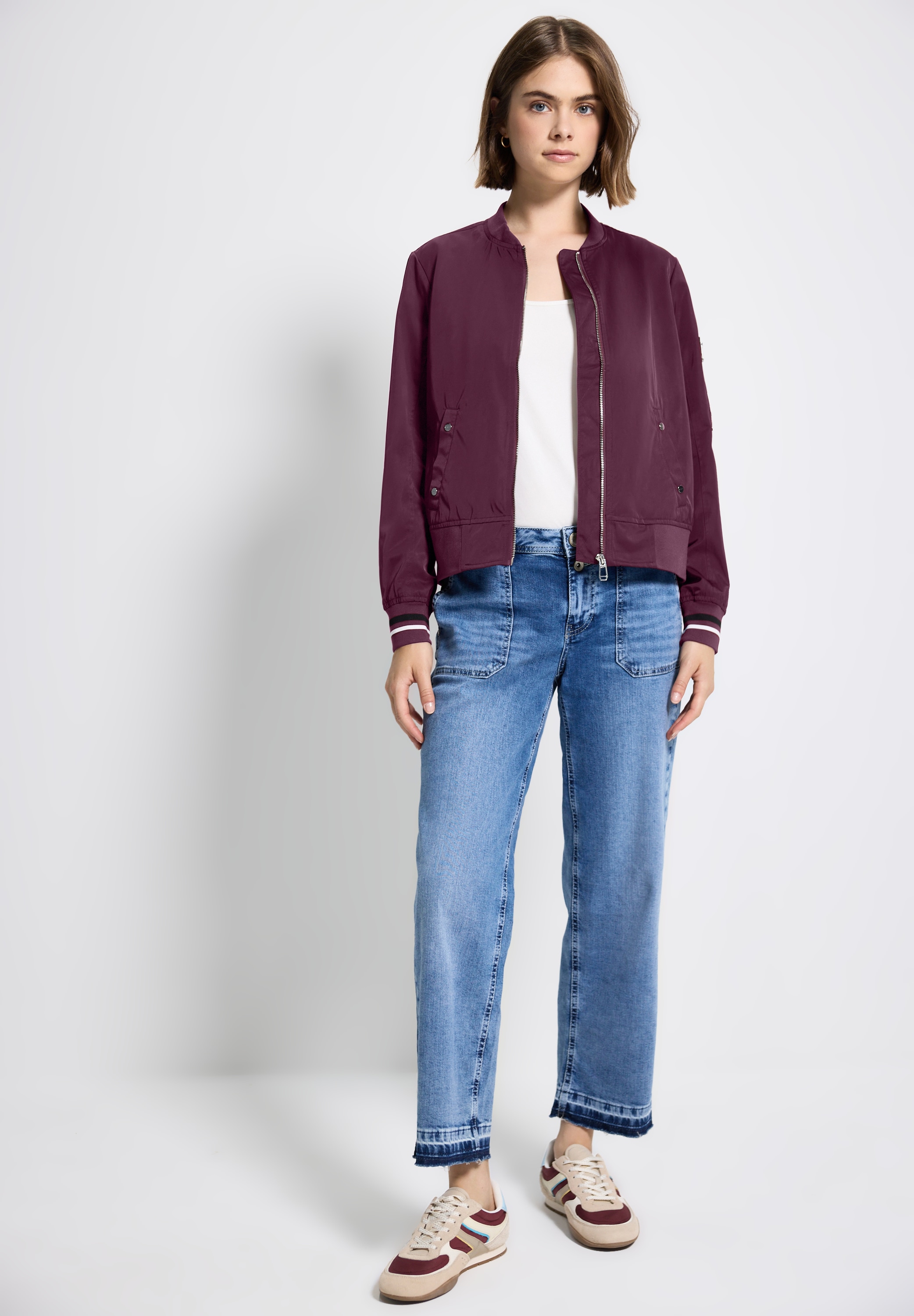 STREET ONE STUDIO Blouson, ohne Kapuze, mit Stehkragen