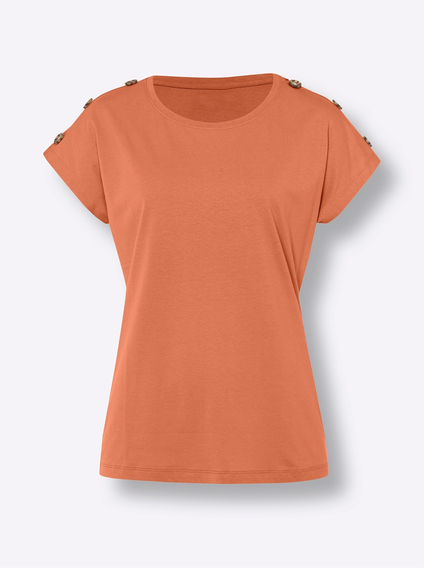 Classic Basics Short Sleeve Shirt Women's Papaya 46 2