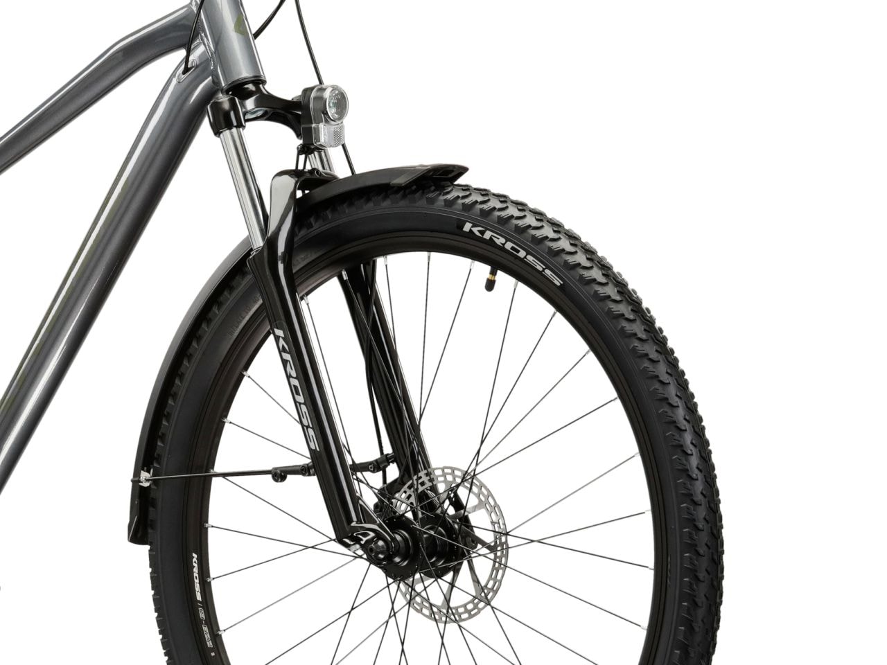 Kross Mountainbike »KROSS Mountainbike Hardtail 29" Hexagon 2.0 Eq grau 21 Gänge« 21 Gang Shimano ALTUS M310 Schaltwerk Kettenschaltung