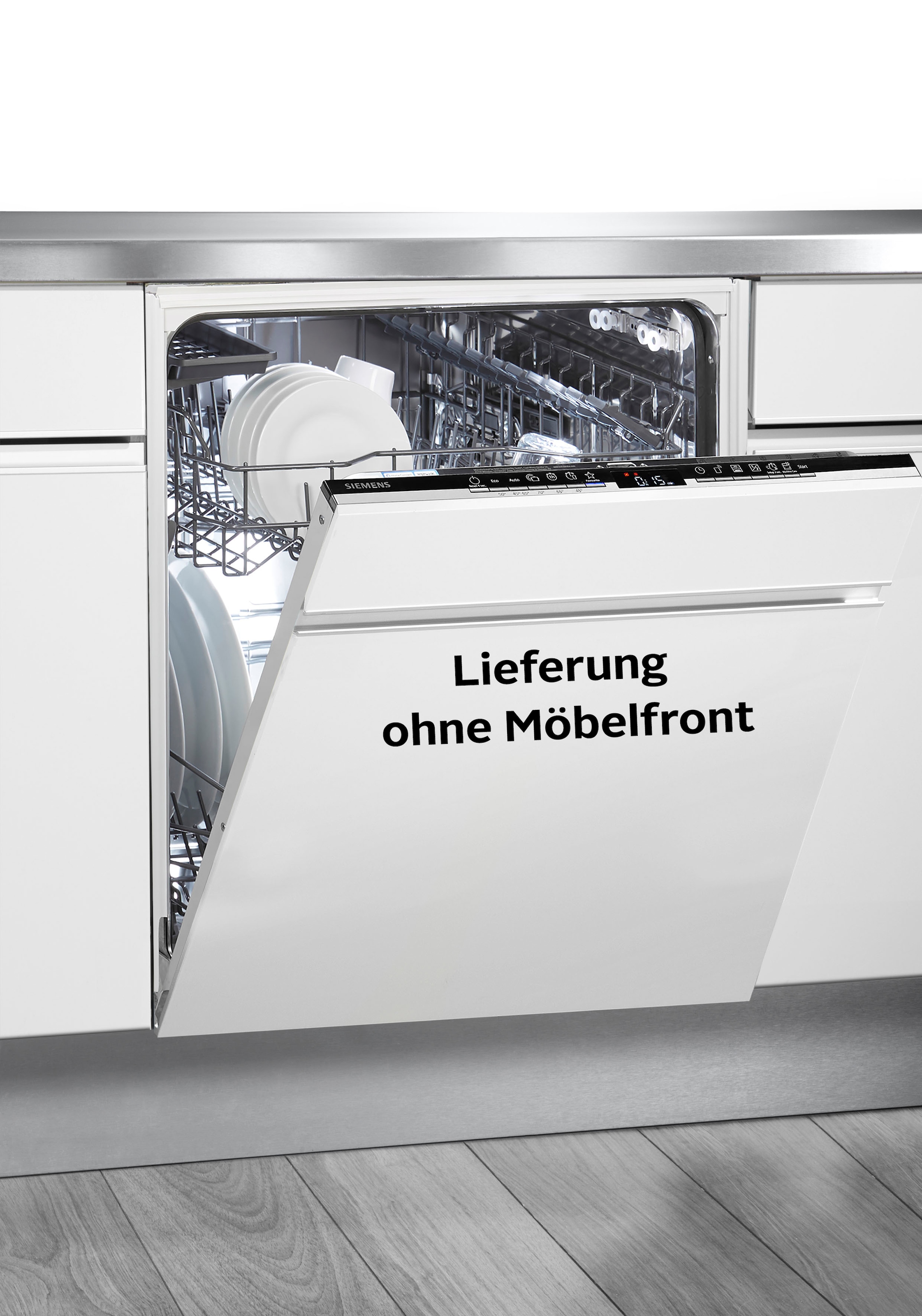 SIEMENS vollintegrierbarer Geschirrspüler iQ300 »SN63EX15BE«, 13 Maßgedecke