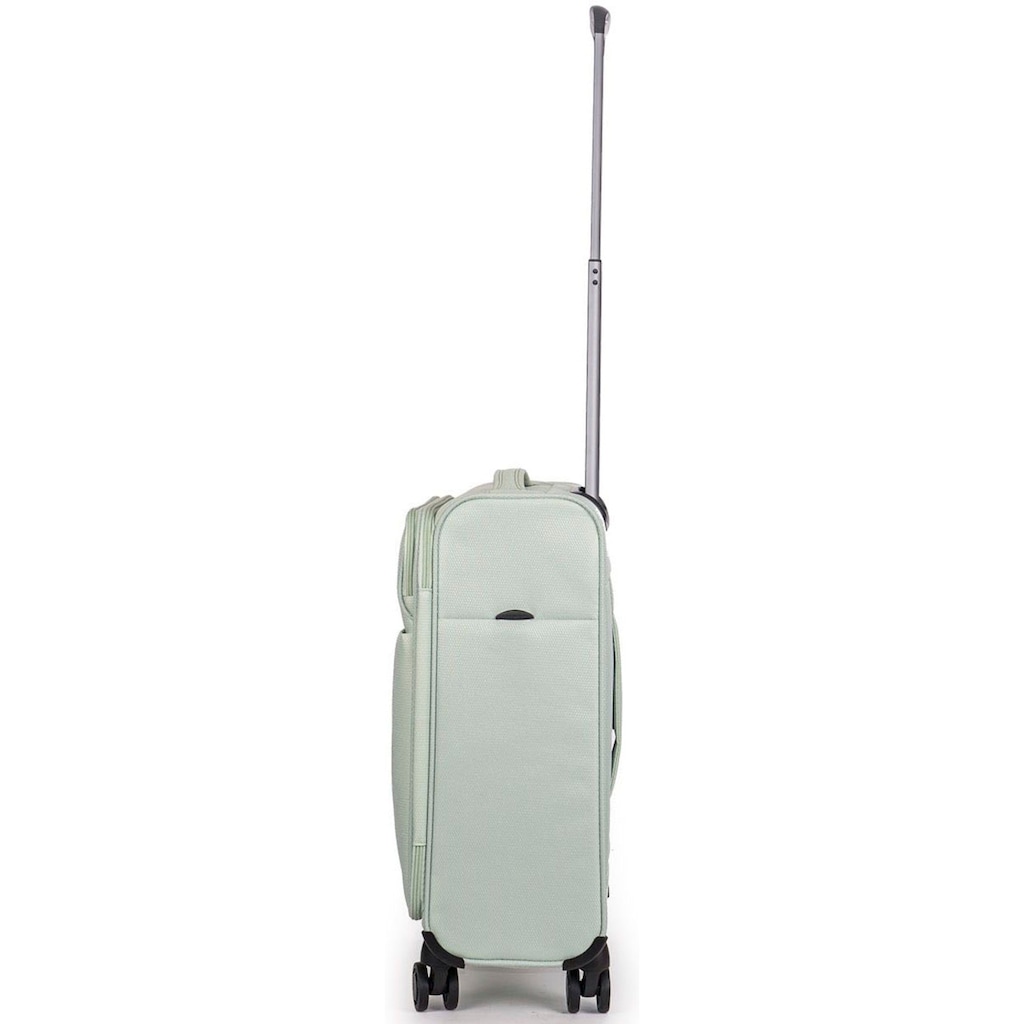 Stratic Weichgepäck-Trolley »Stratic Light + S, mint«, 4 Rollen