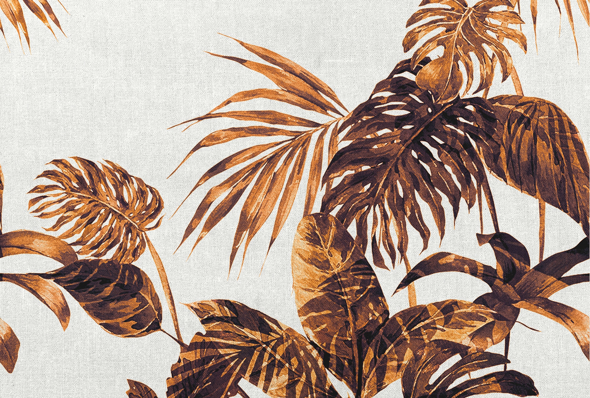 Architects Paper Fototapete "Atelier 47 Tropical Leaves Artwork 1" botanisch glatt Vlies, Wand, Schräge, Decke