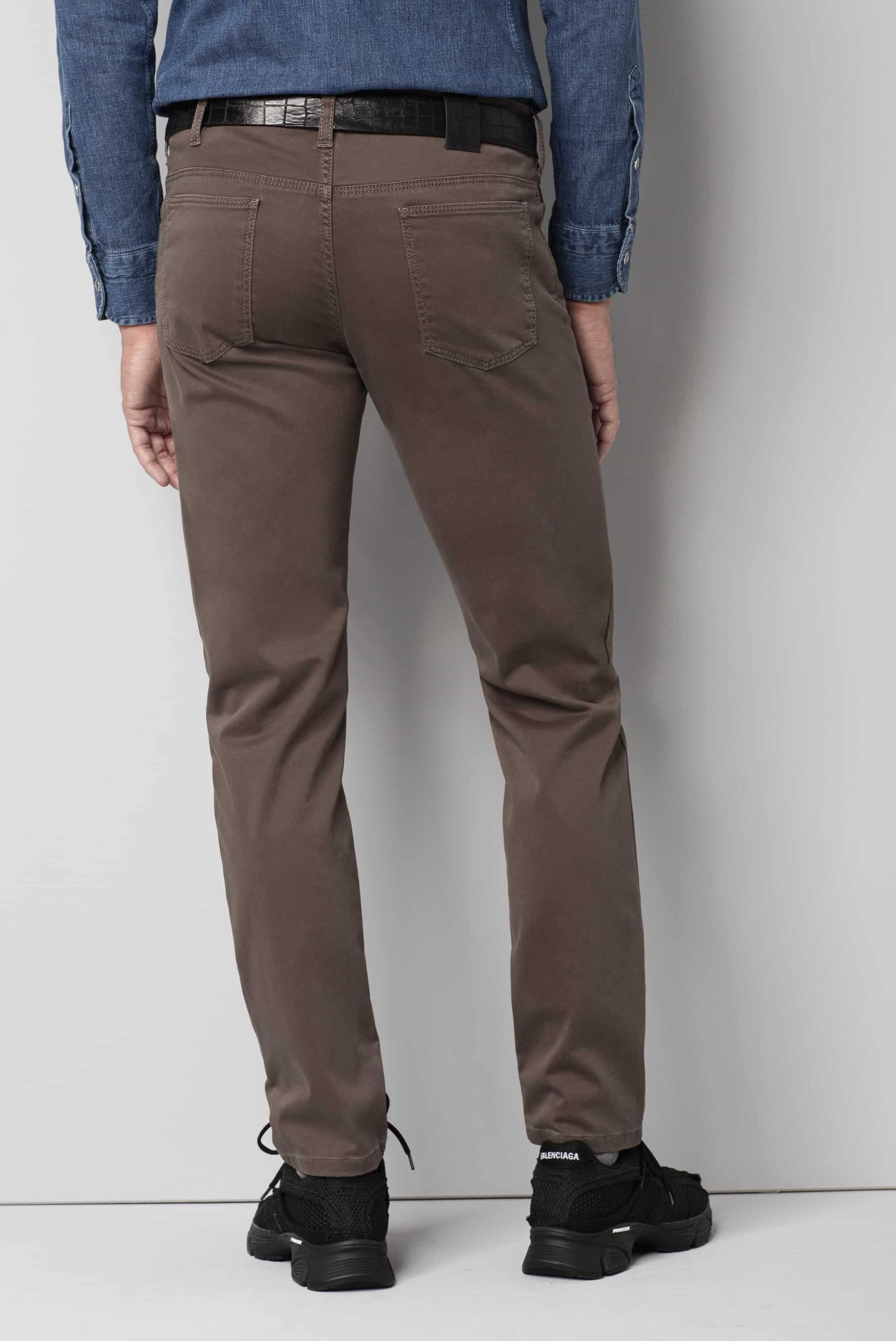 MEYER Chinos "M5 Slim", mit Stretch-Dehnbund günstig online kaufen