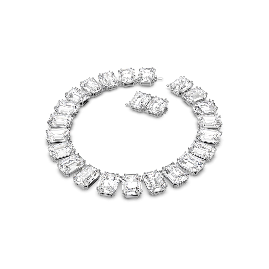 Swarovski Collier »Millenia Collier, Oktagon-Schliff, Weiß, Rhodiniert, 5599149«