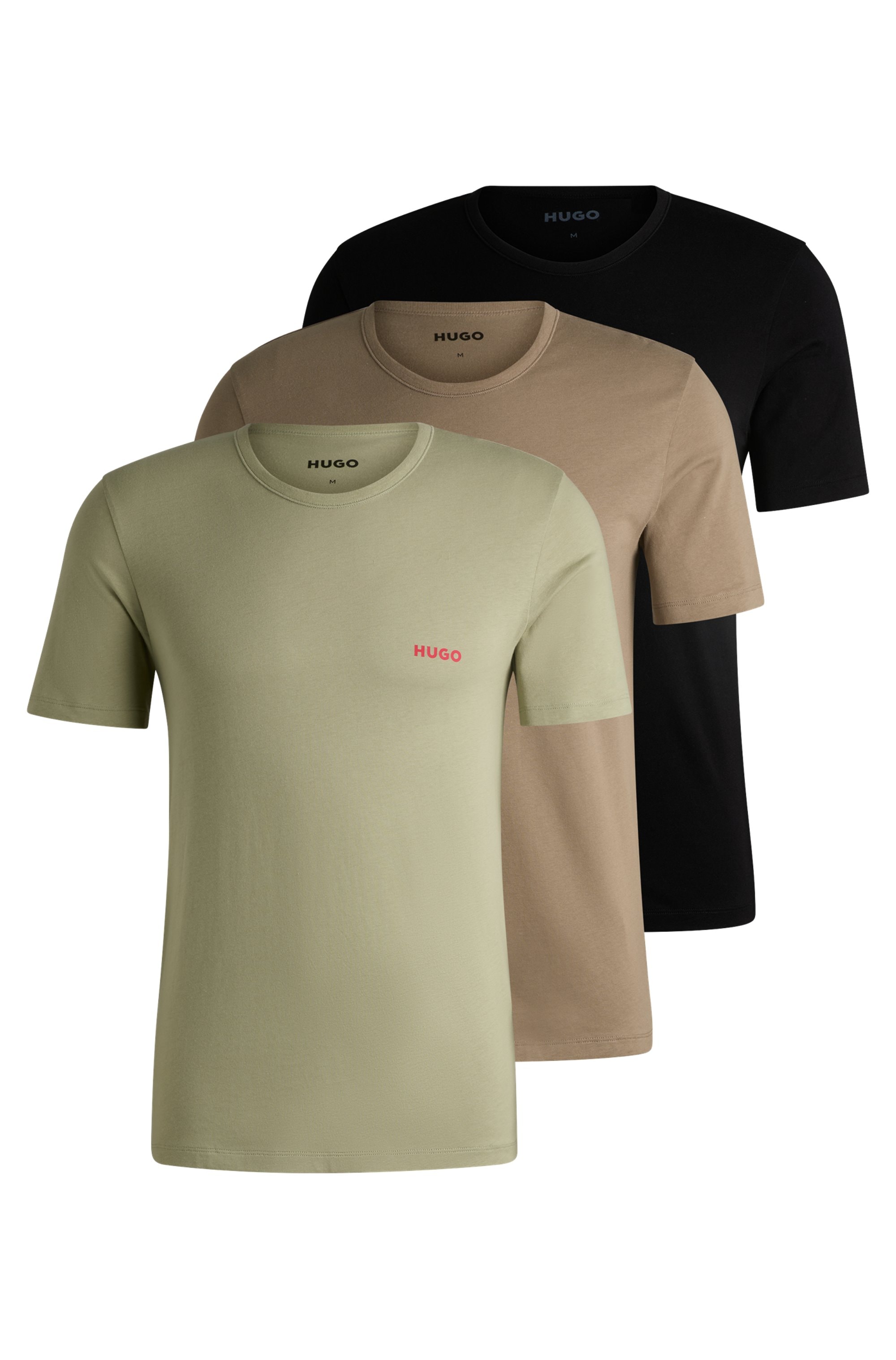 HUGO Underwear T-Shirt »RN TRIPL«, (Packung, 3 tlg.), mit Rundhalsausschnitt
