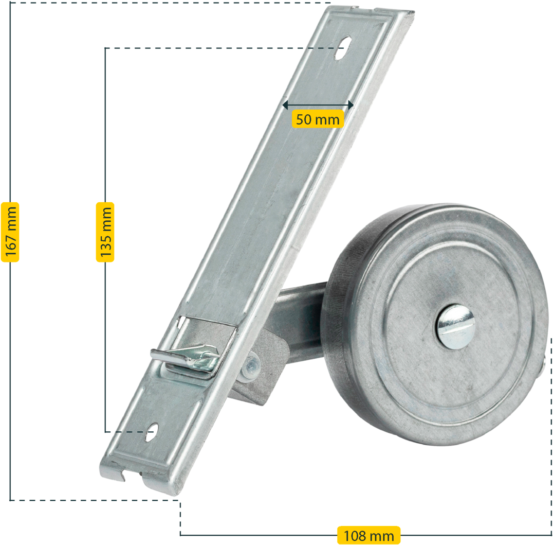 SCHELLENBERG Einlass-Gurtwickler »für das Rollladensystem Maxi, Lochabstand 13,5 cm, Unterputz-Montage«, für Rollladengurte mit 23 mm Breite