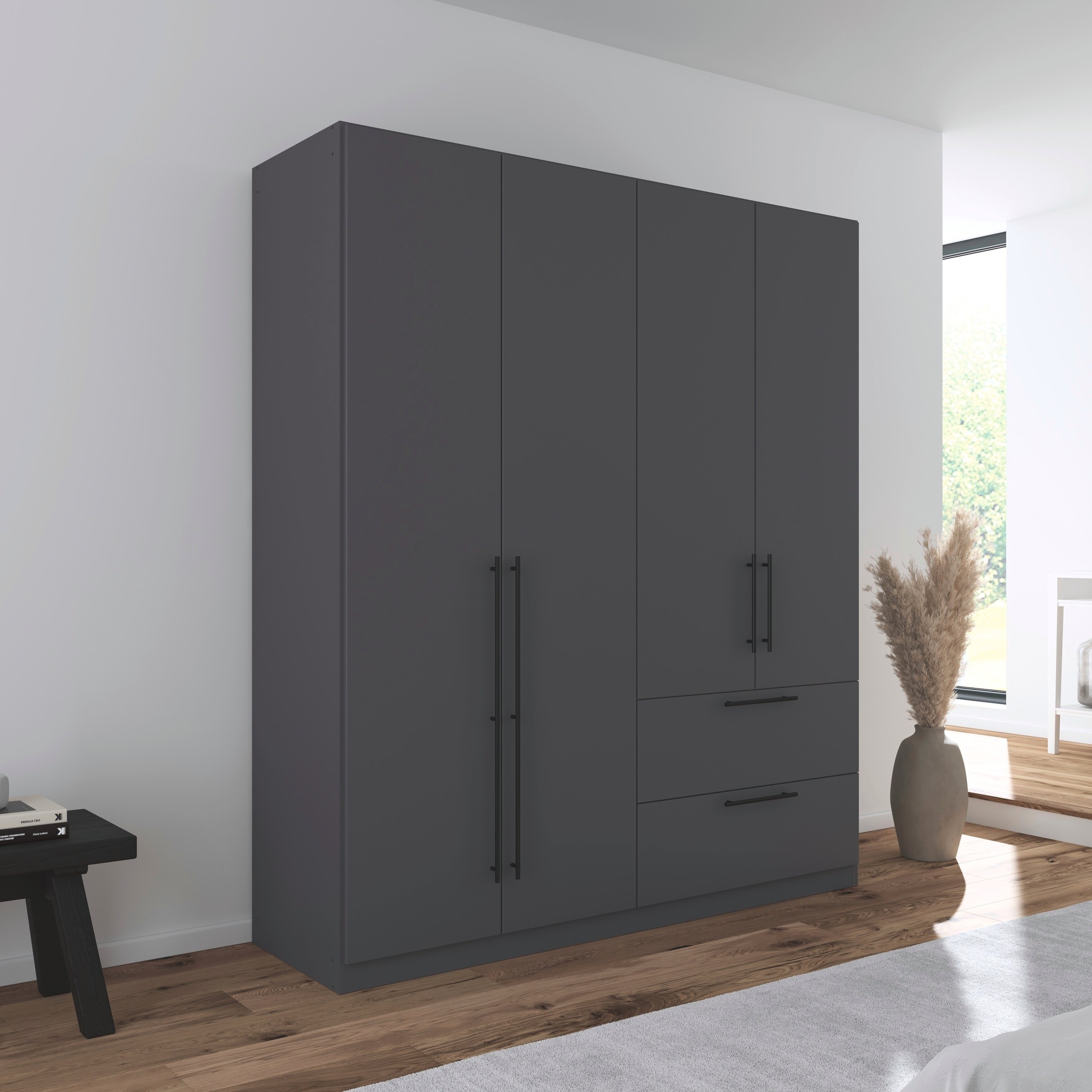 Thumbnail - rauch Kleiderschrank "Drehtürenschrank Schrank Garderobe Wäscheschrank Schlafzimmer AVOLA" in 3 verschiedenen Ausstattun...