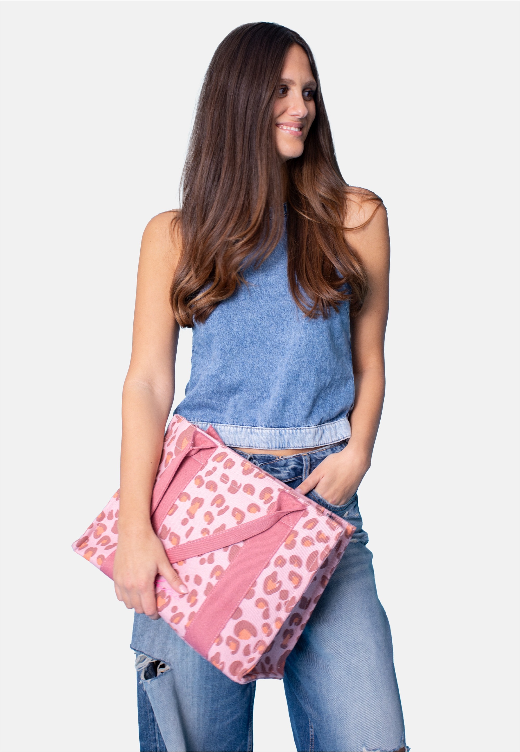 Fritzi aus Preußen Henkeltasche »Tote Shopper Leo« im exotischen Design