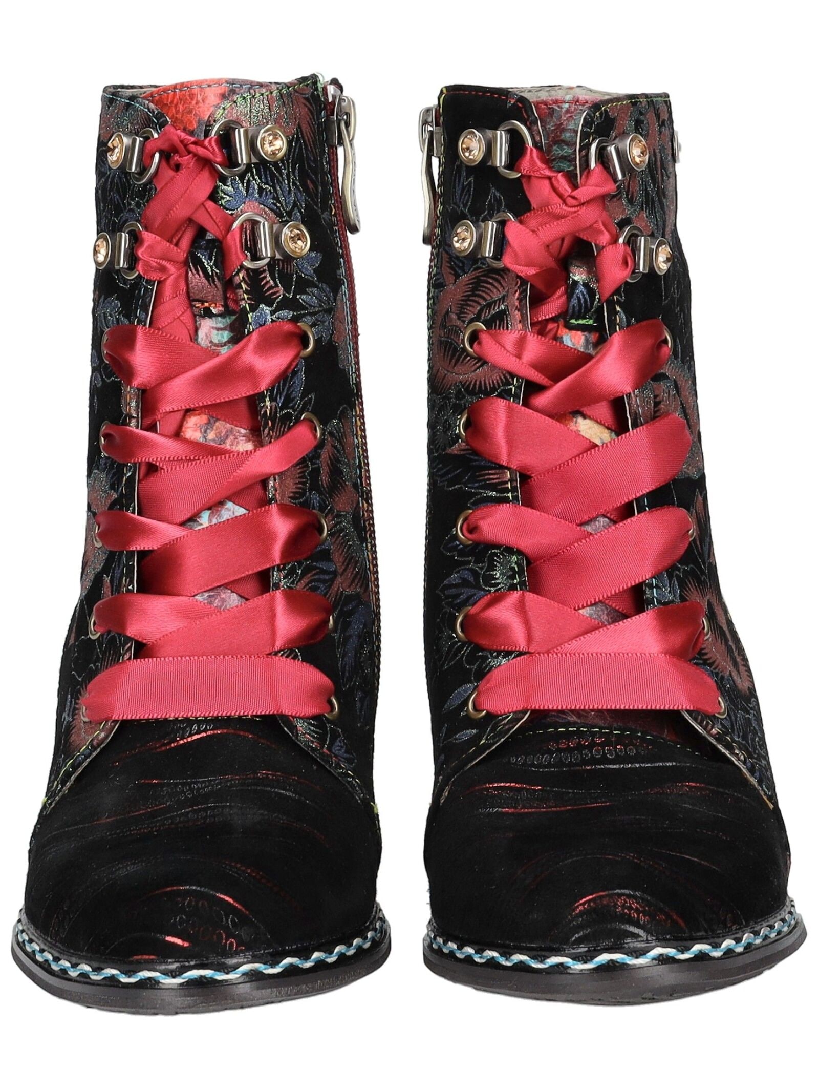 LAURA VITA Schnürstiefelette »LAURA VITA Stiefelette Leder/Textil«