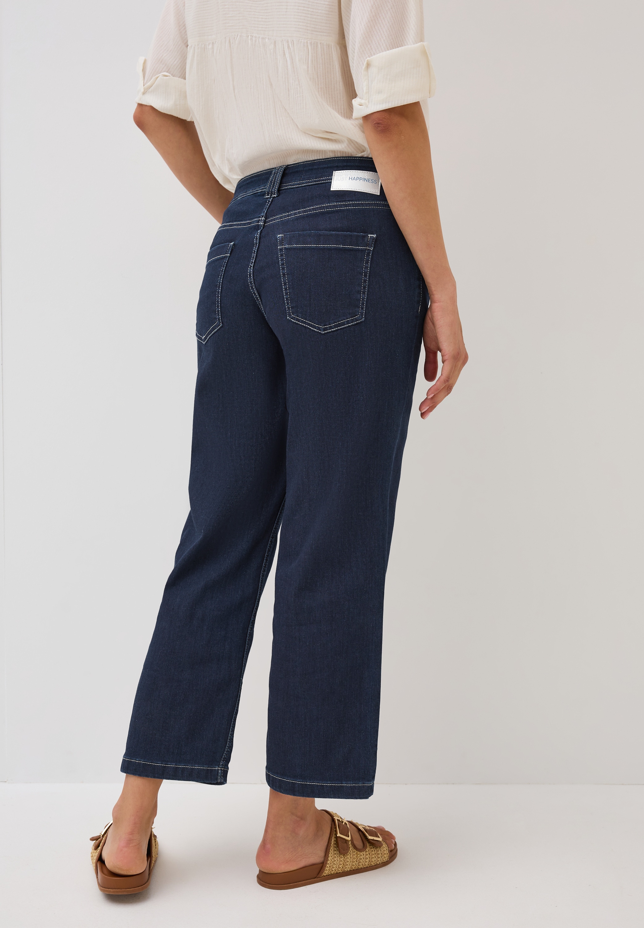 STREET ONE Loose-fit-Jeans, High Waist günstig online kaufen