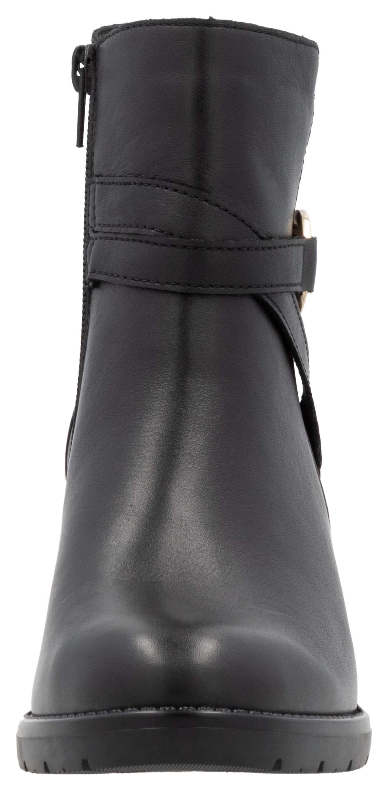 Remonte Stiefelette, Blockabsatz, Herbstmode, Businessschuh mit Innenreißverschluss
