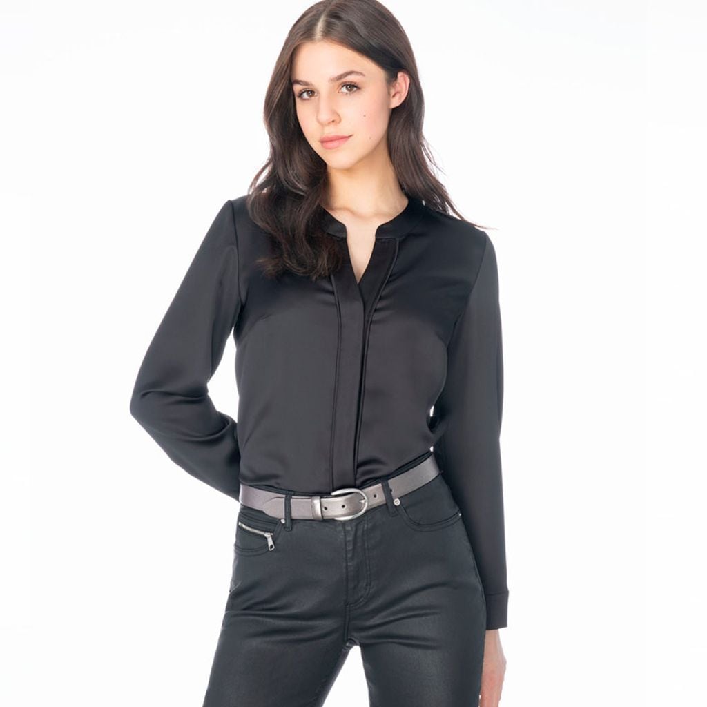 BERND GÖTZ Ledergürtel »Ledergürtel in seidigem Look mit Designschließe«