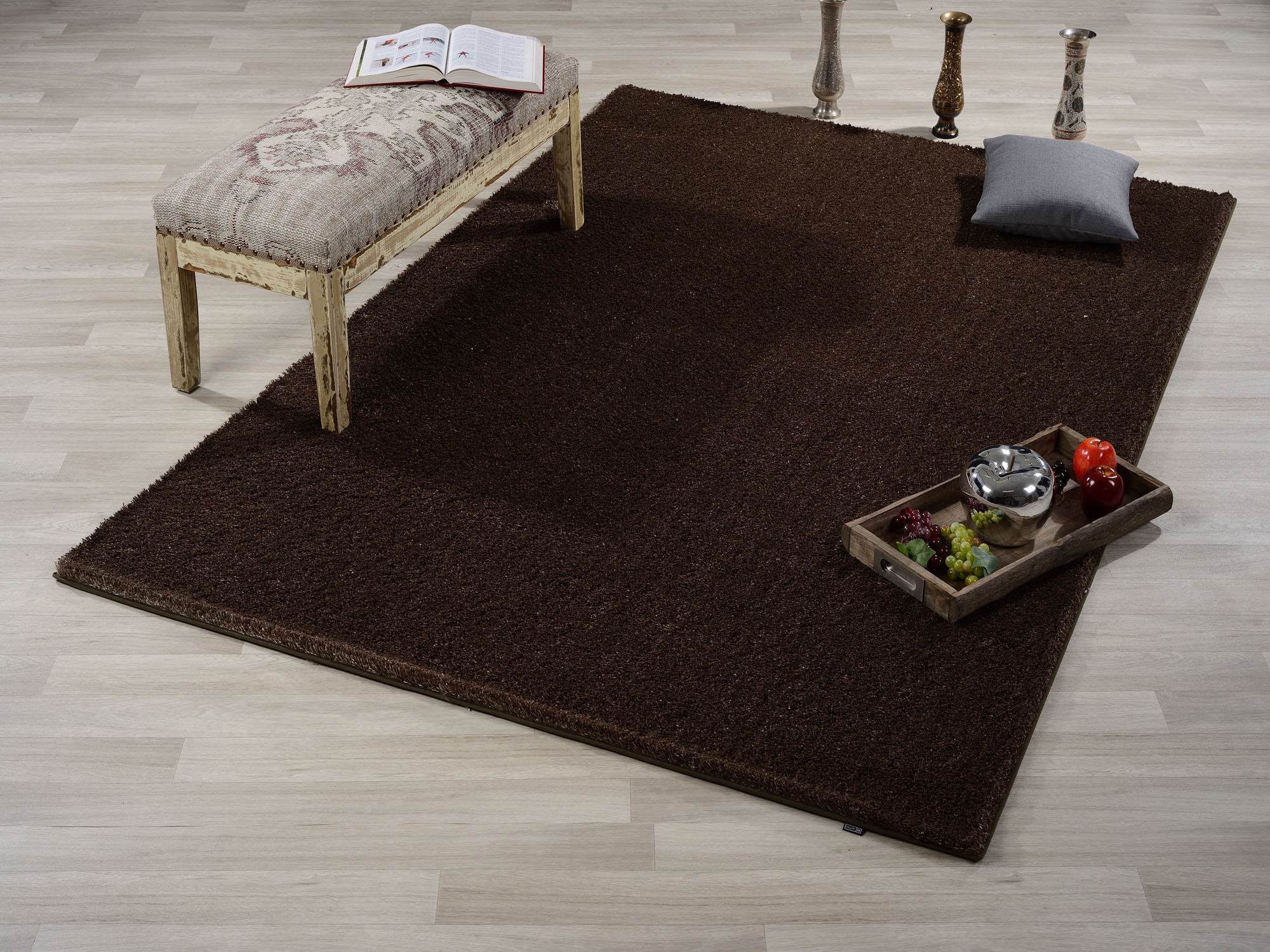GALLERY M branded by Musterring Hochflor-Teppich "Solo" rechteckig 30 Höhe günstig online kaufen