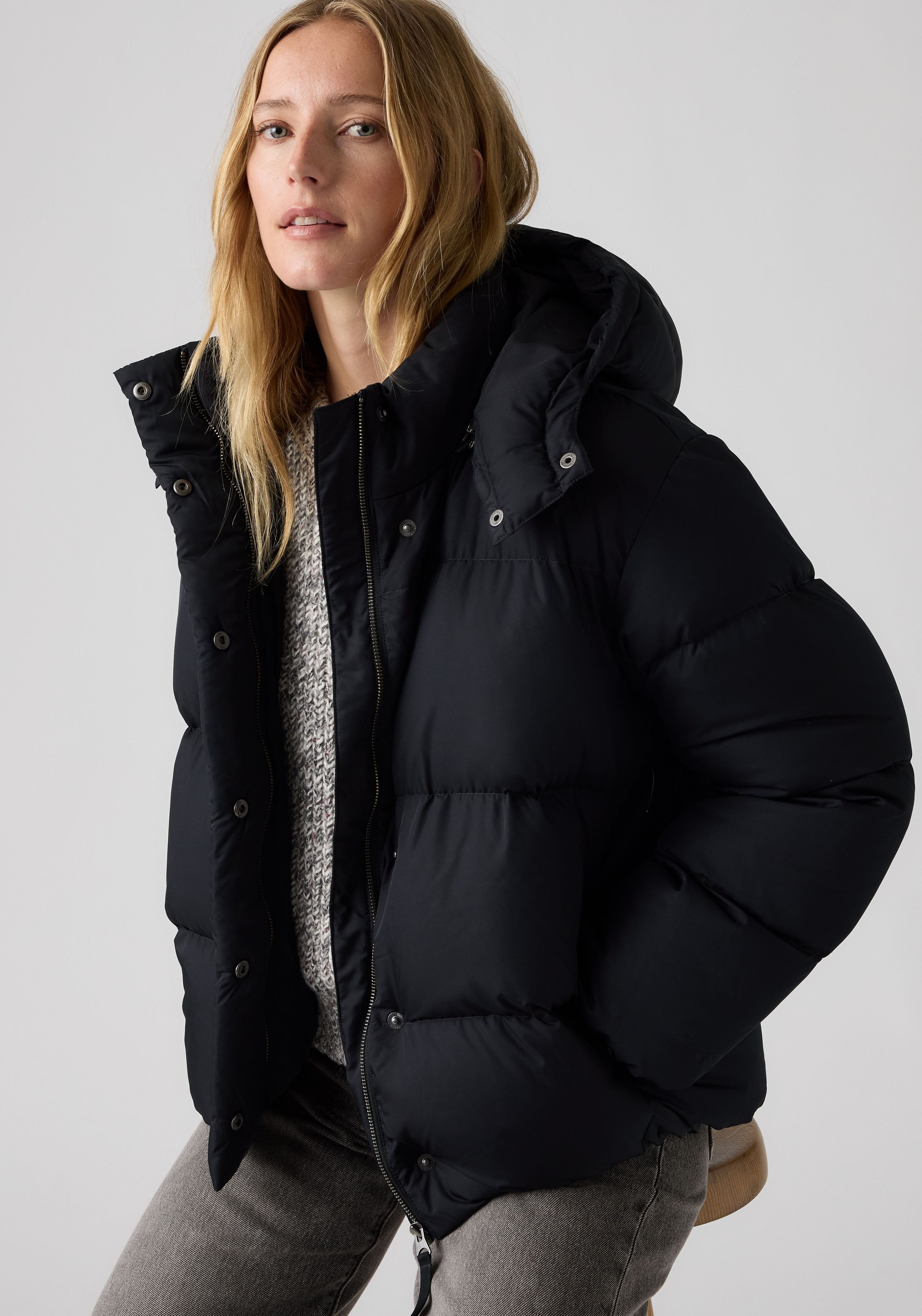Levi's® Steppjacke »TATE BUBBLE PUFFER« mit Kapuze Elastische Abschlüsse, abnehmbare Kapuze