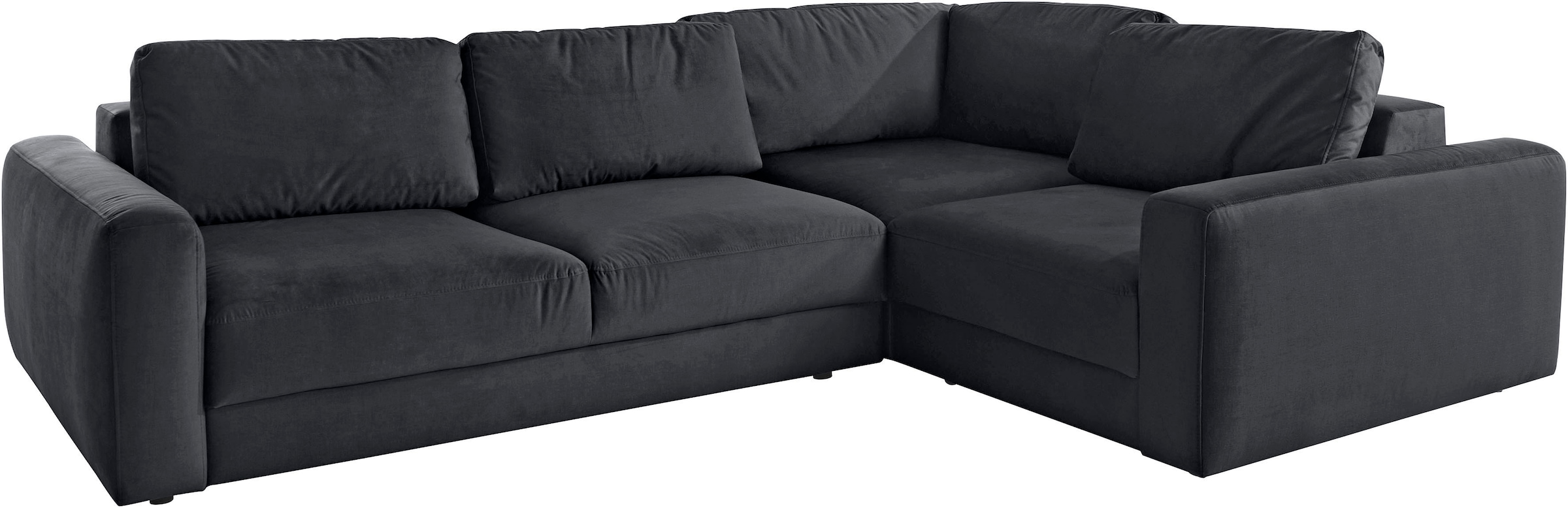 Places of Style Ecksofa »Bloomfield, L-Form«, extra tiefe Sitzfläche, wahlweise mit Sitztiefenverstellung