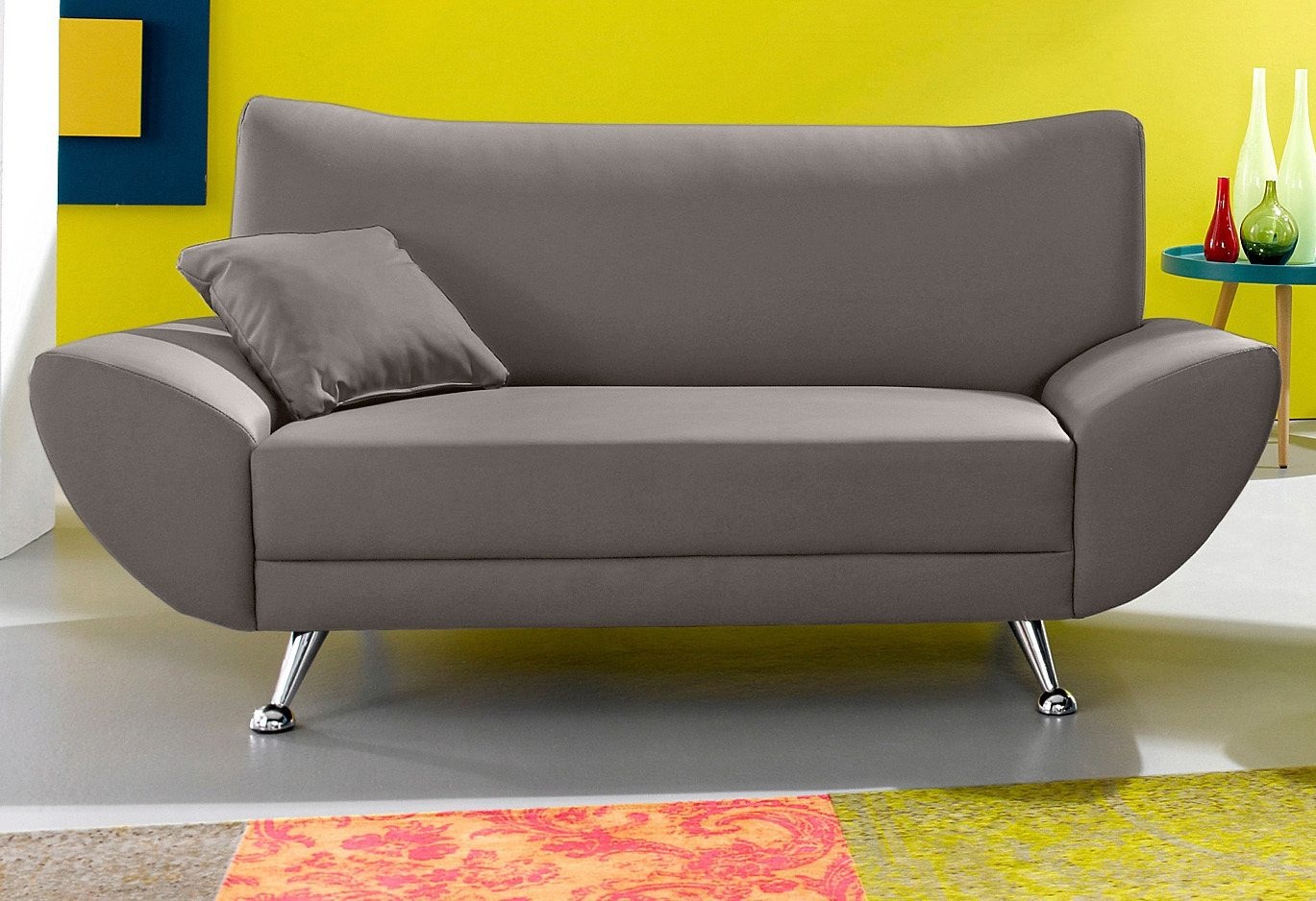INOSIGN 2-Sitzer "Saltare, elegant und komfortabel, toller Designfuß" günstig online kaufen