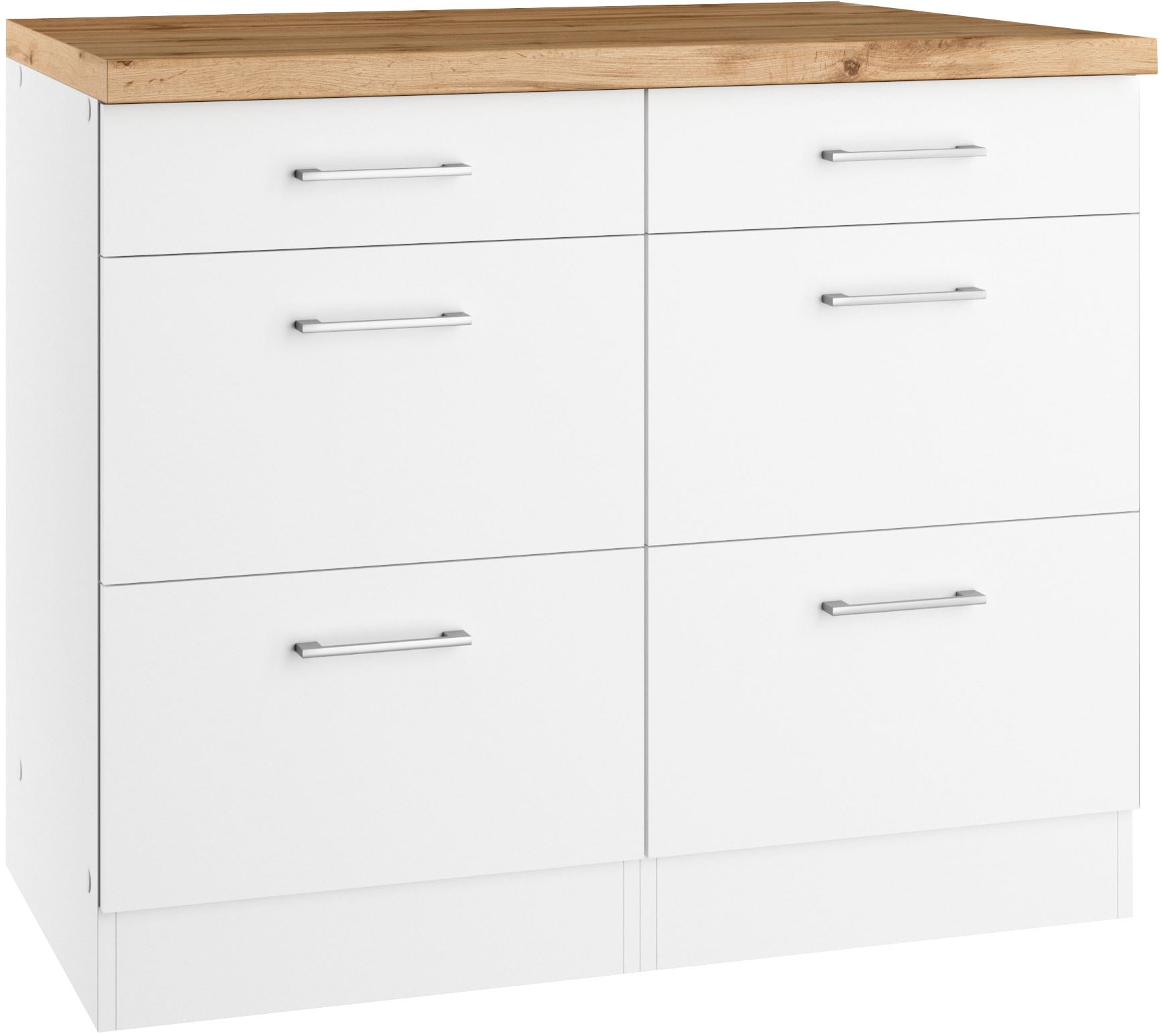 KOCHSTATION Unterschrank "KS-Milan", HELD Möbel, Auszugschrank 100 cm, matt günstig online kaufen