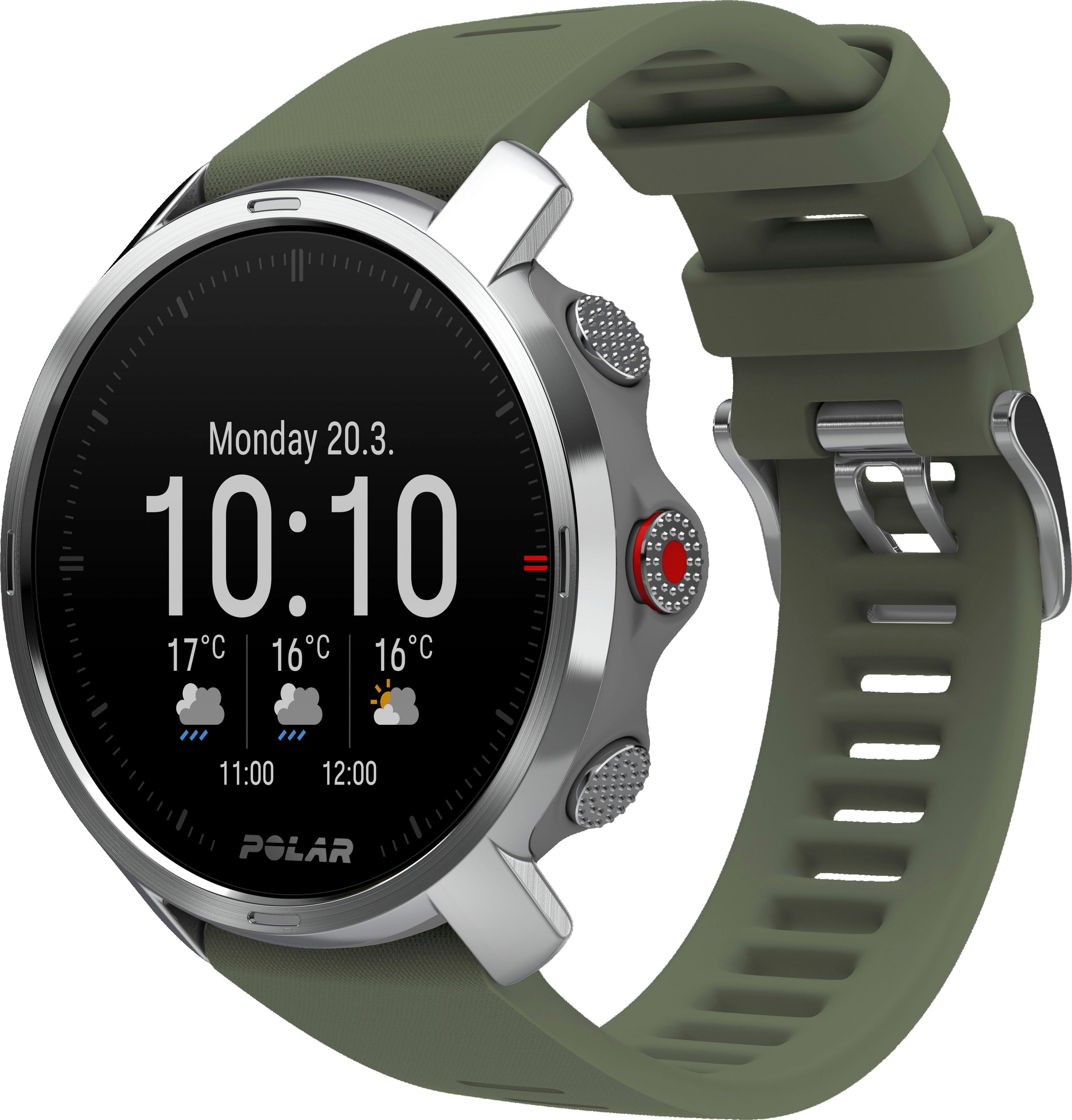 Polar Smartwatch »Grit X Outdoor-Multisportuhr, Größe M/L«