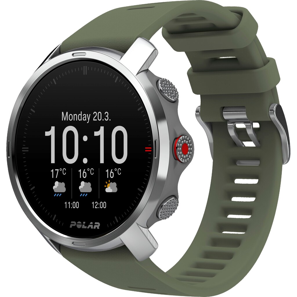 Polar Smartwatch »Grit X Outdoor-Multisportuhr, Größe M/L«