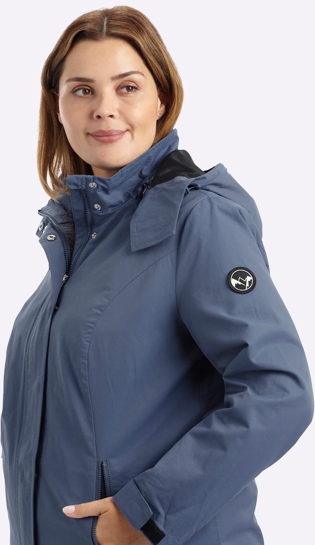 Sheego Regenjacke mit Kapuze