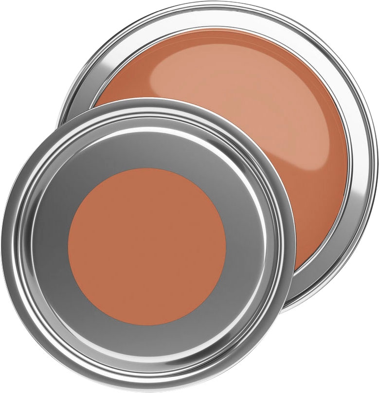 A.S. Création Wandfarbe »Premium Innenwandfarbe PURO Tuchmatt dusty orange« ideal für Wohnzimmer, Schlafzimmer, Flur und Küche, Farbwelt Orange