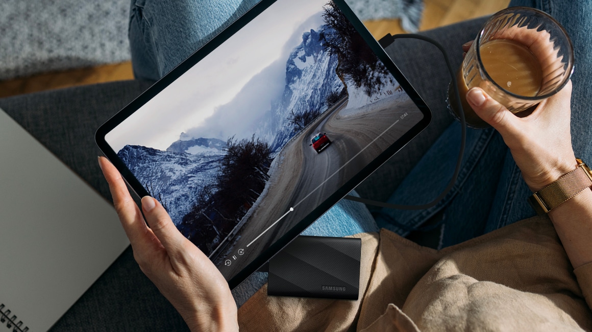 Samsung externe SSD »T9« 3,5 1 TB Anschluss USB Typ-C,3.2 Gen 2 (3.1 Gen 2)