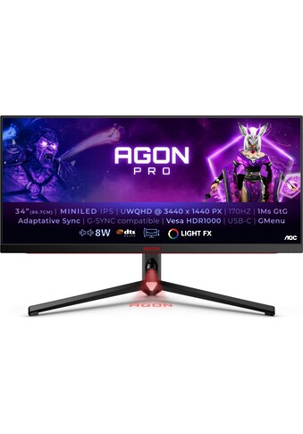 AOC Gaming-LED-Monitor »AG344UXM« 867 cm/3...