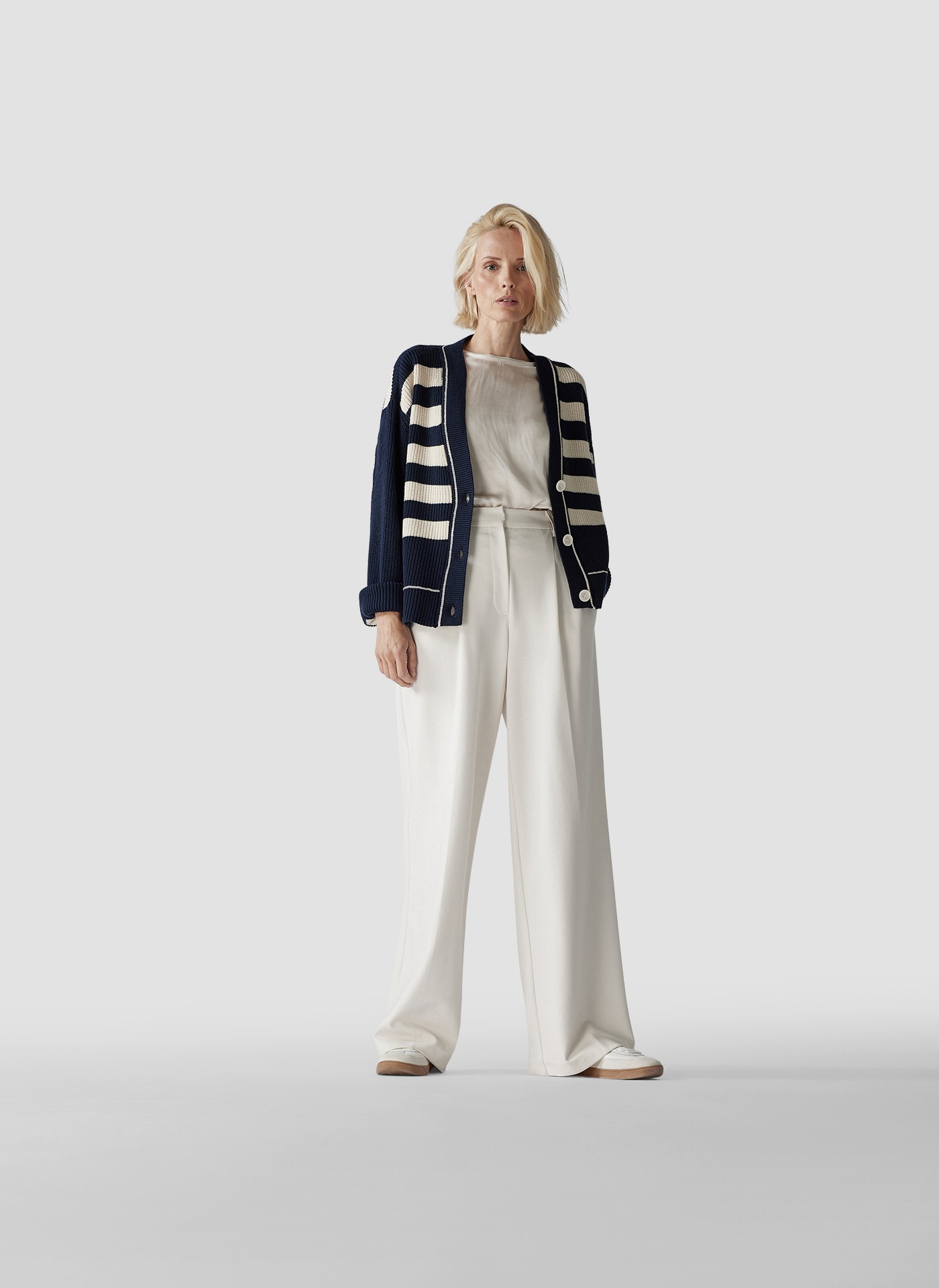 LeComte Jerseyhose »LeComte Elegante Hose mit weitem Bein«