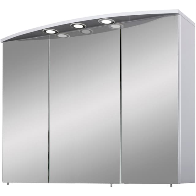 Schildmeyer Spiegelschrank »Verona«, Breite 120 cm, 3-türig, 3 LED- Einbaustrahler, Schalter-/Steckdosenbox kaufen | BAUR