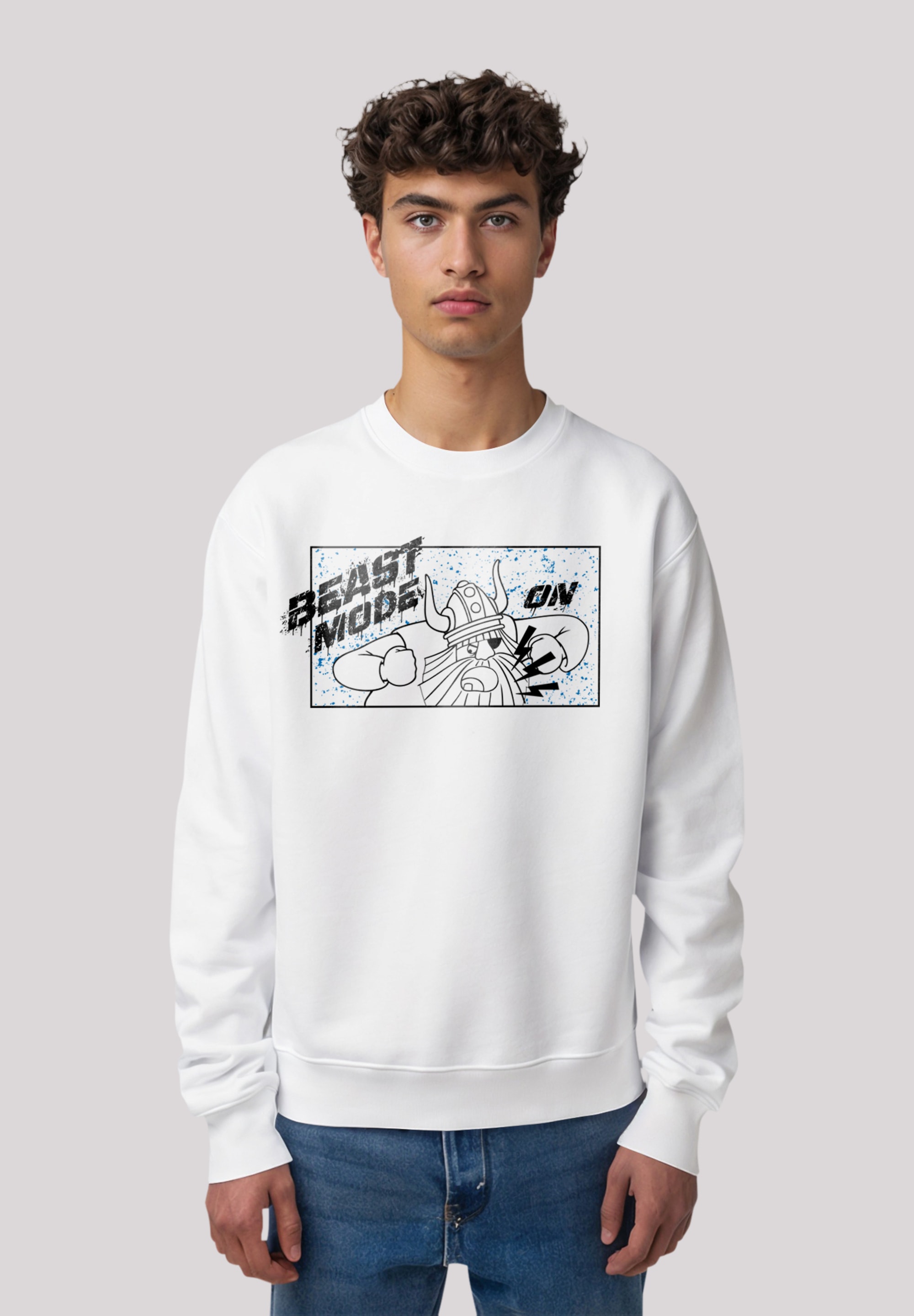 F4NT4STIC Sweatshirt "Wickie Beastmode on", Premium Qualität günstig online kaufen