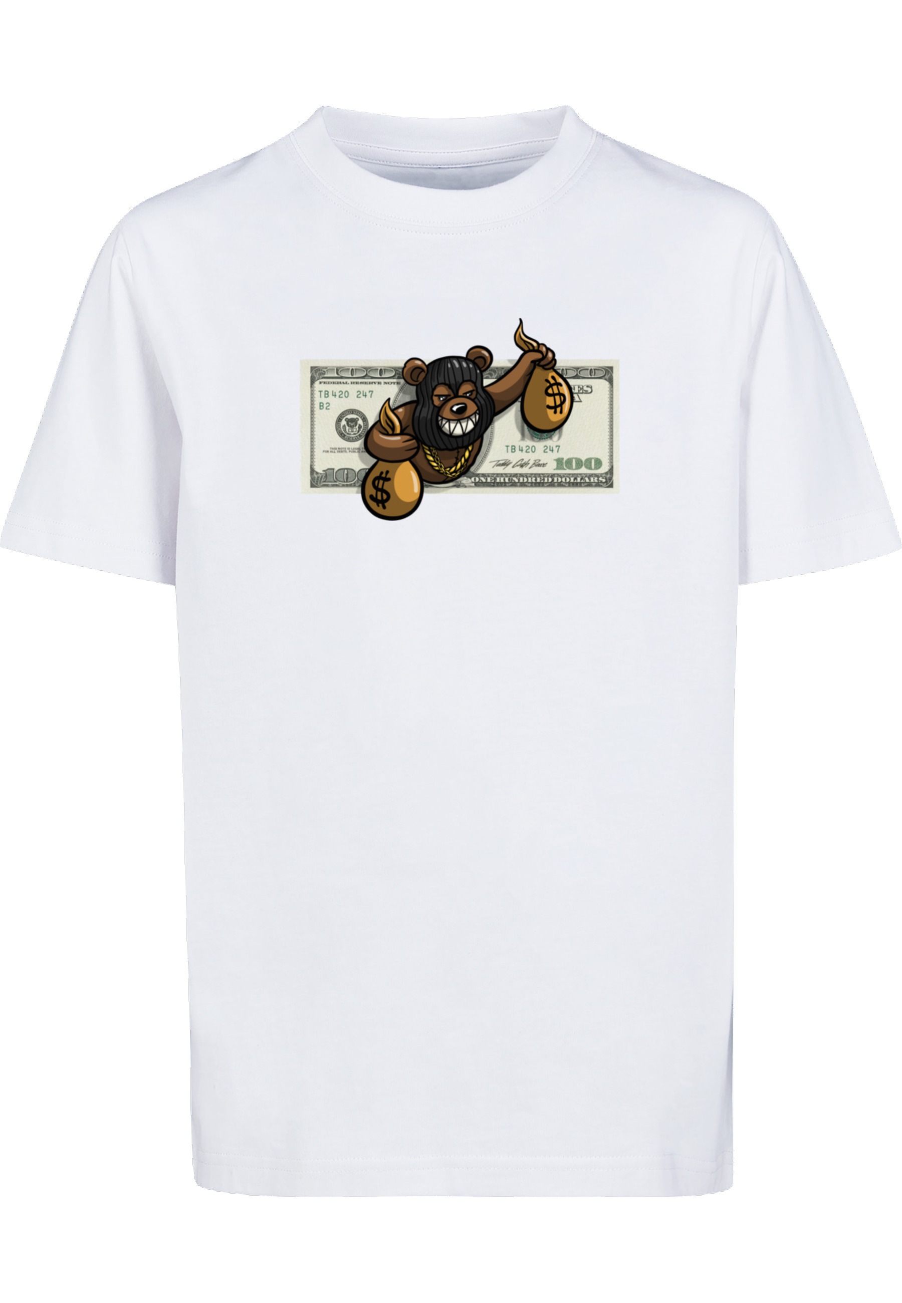 MisterTee T-Shirt "MisterTee Herren Kids Money Bear Tee" 1 Stk.
