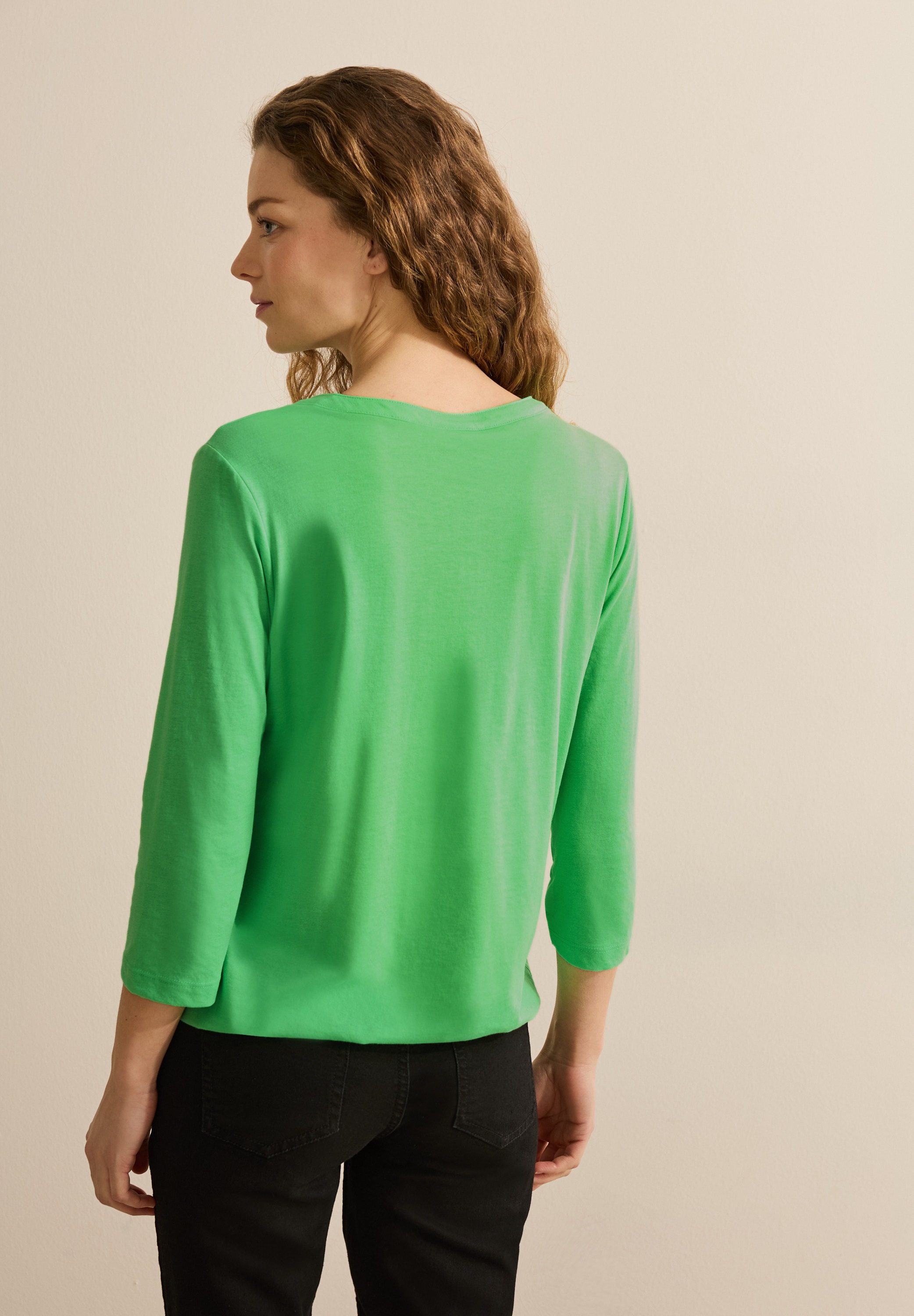 Cecil 3/4-Arm-Shirt, mit 3/4 Ärmeln