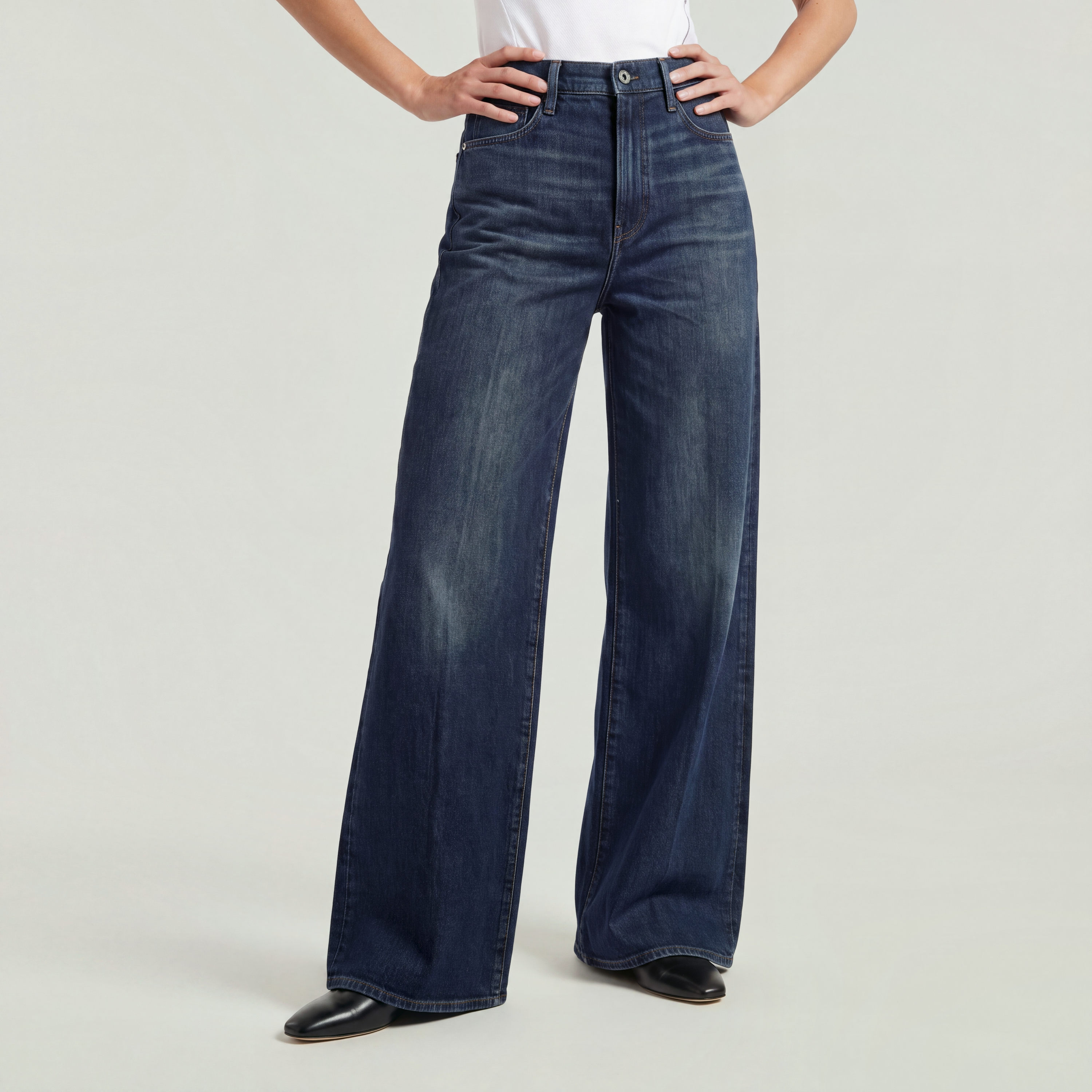G-STAR Weite Jeans "Deck 2.0 High Loose Wmn" im Five-Pocket Style