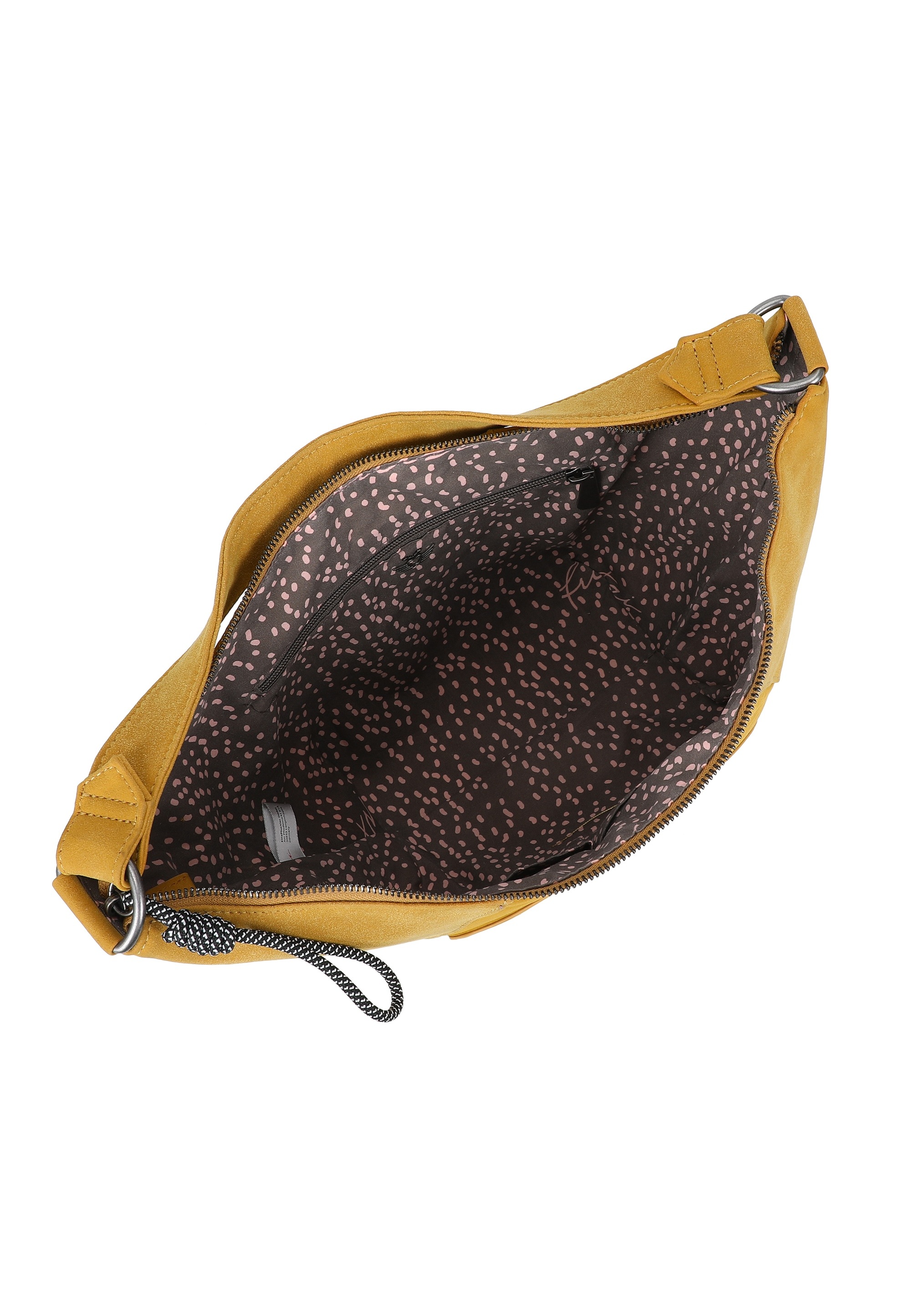Fritzi Aus Preußen Henkeltasche FRITZI AUS PREUSSEN "Sky Mix Anthra Black", Damen, Gr. B/H/T: 6cm x 24cm x 32cm, gelb, Nylon, unifarben, Taschen, mit tollem, weichem Handfeel 3