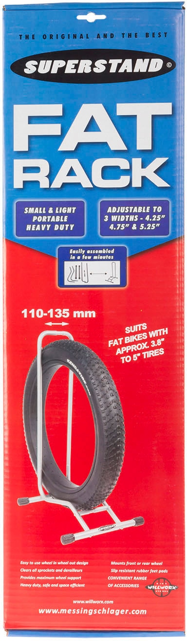 Willworx Fahrradhalter »Willworx Superstand Fat Rack«, (Packung)