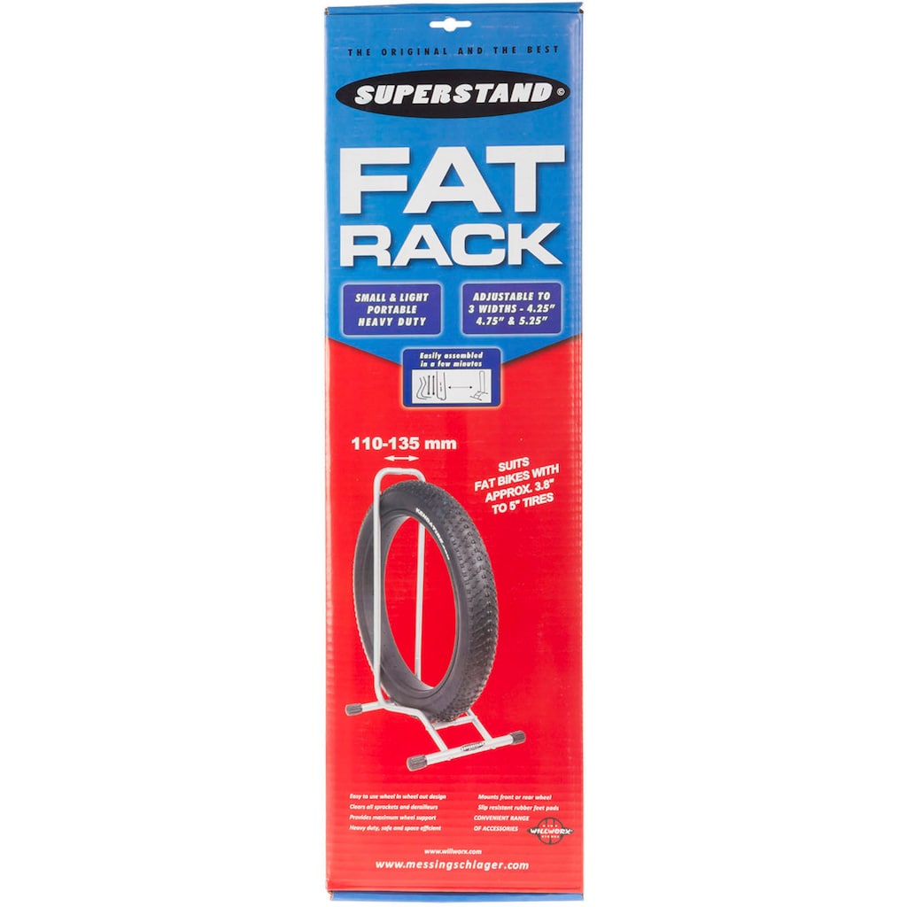 Willworx Fahrradhalter »Willworx Superstand Fat Rack«, (Packung)