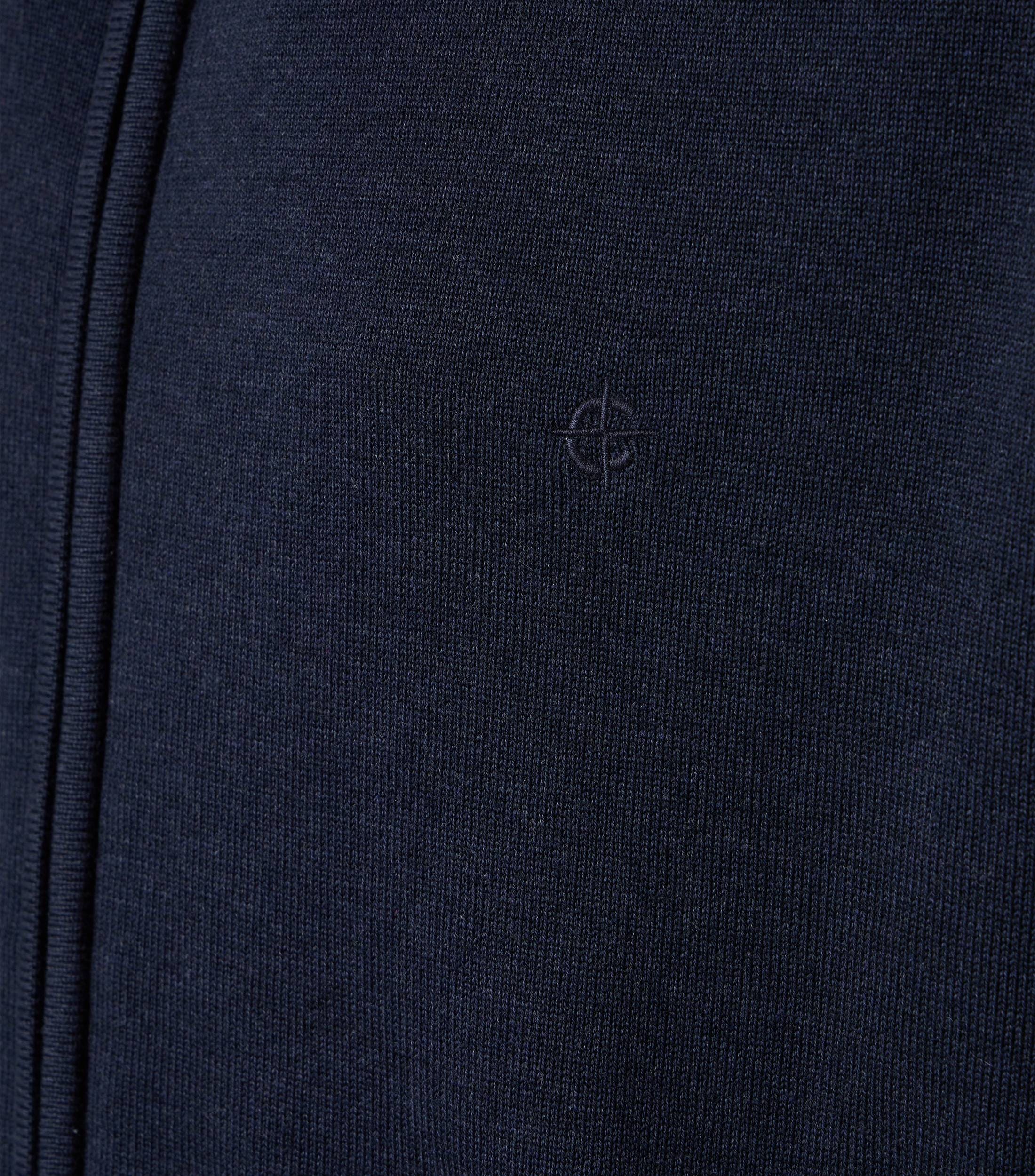 CASAMODA Strickjacke »Strickjacke« mit Stehkragen und Reißverschluss
