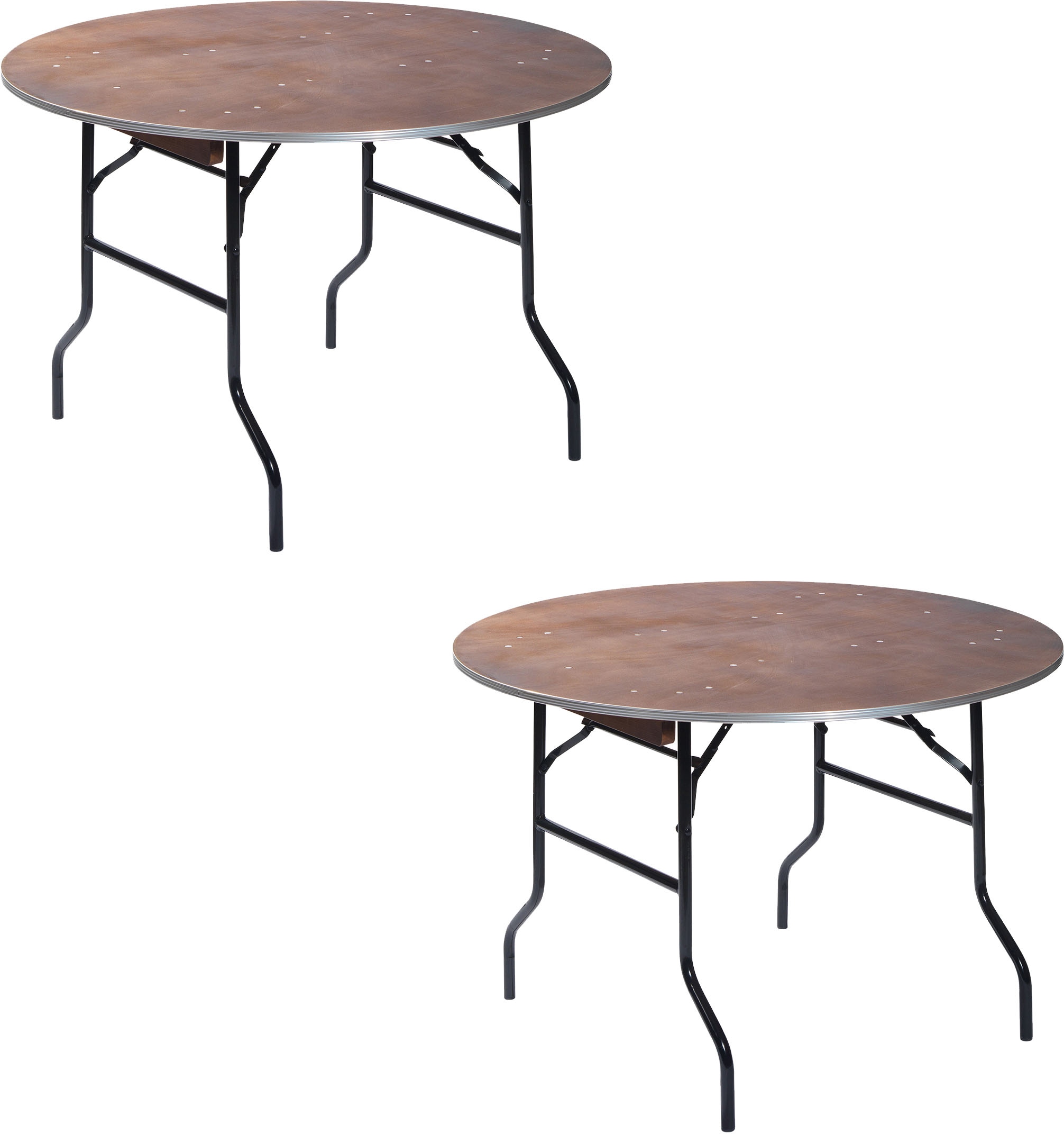 Essentials Klapptisch »Bankettisch/Klapptisch«, (Packung, 1 St.), Holz rund