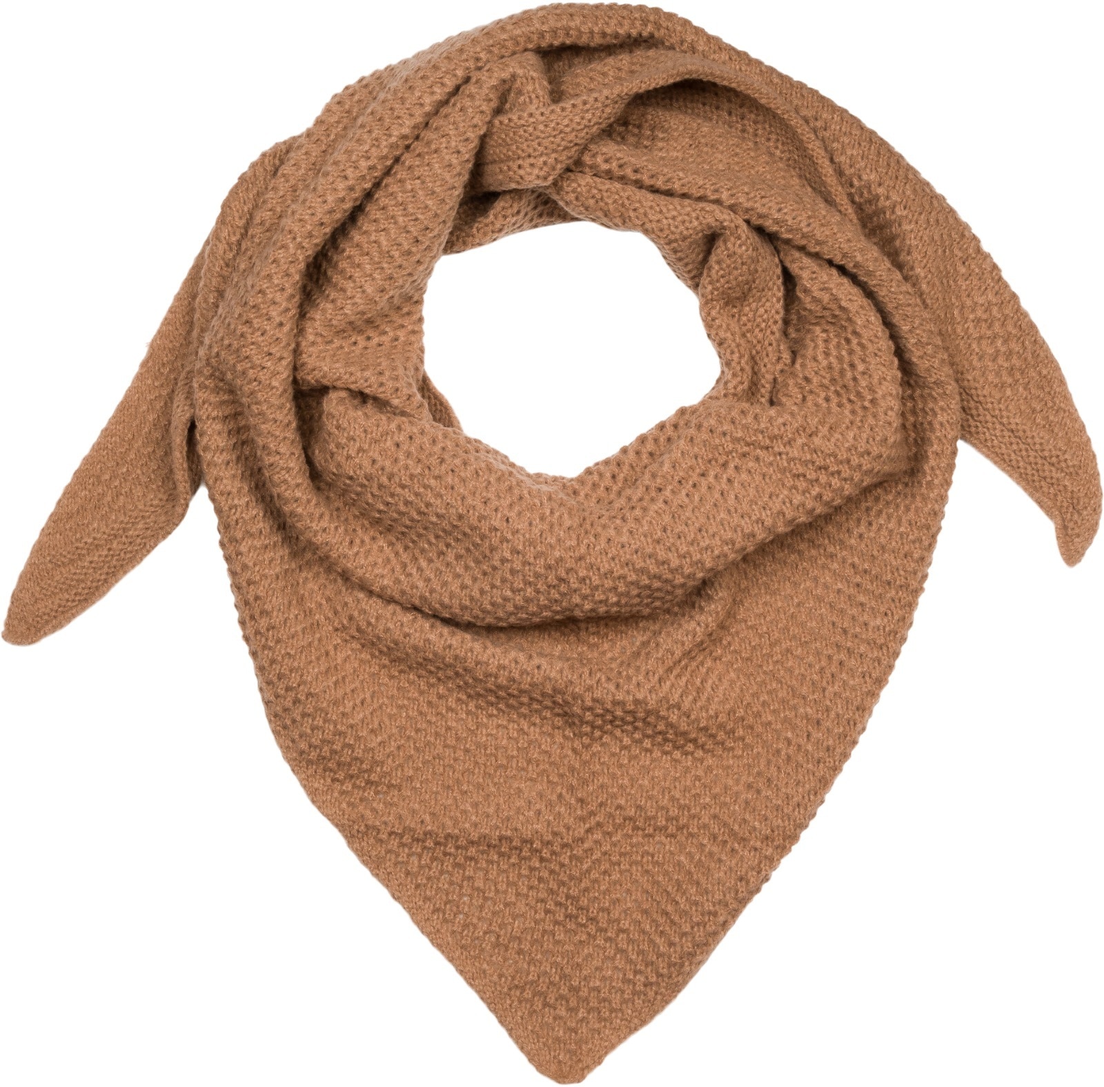styleBREAKER Strickschal "Strick Dreiecktuch Reiskorn Strickmuster" 1 Stk.